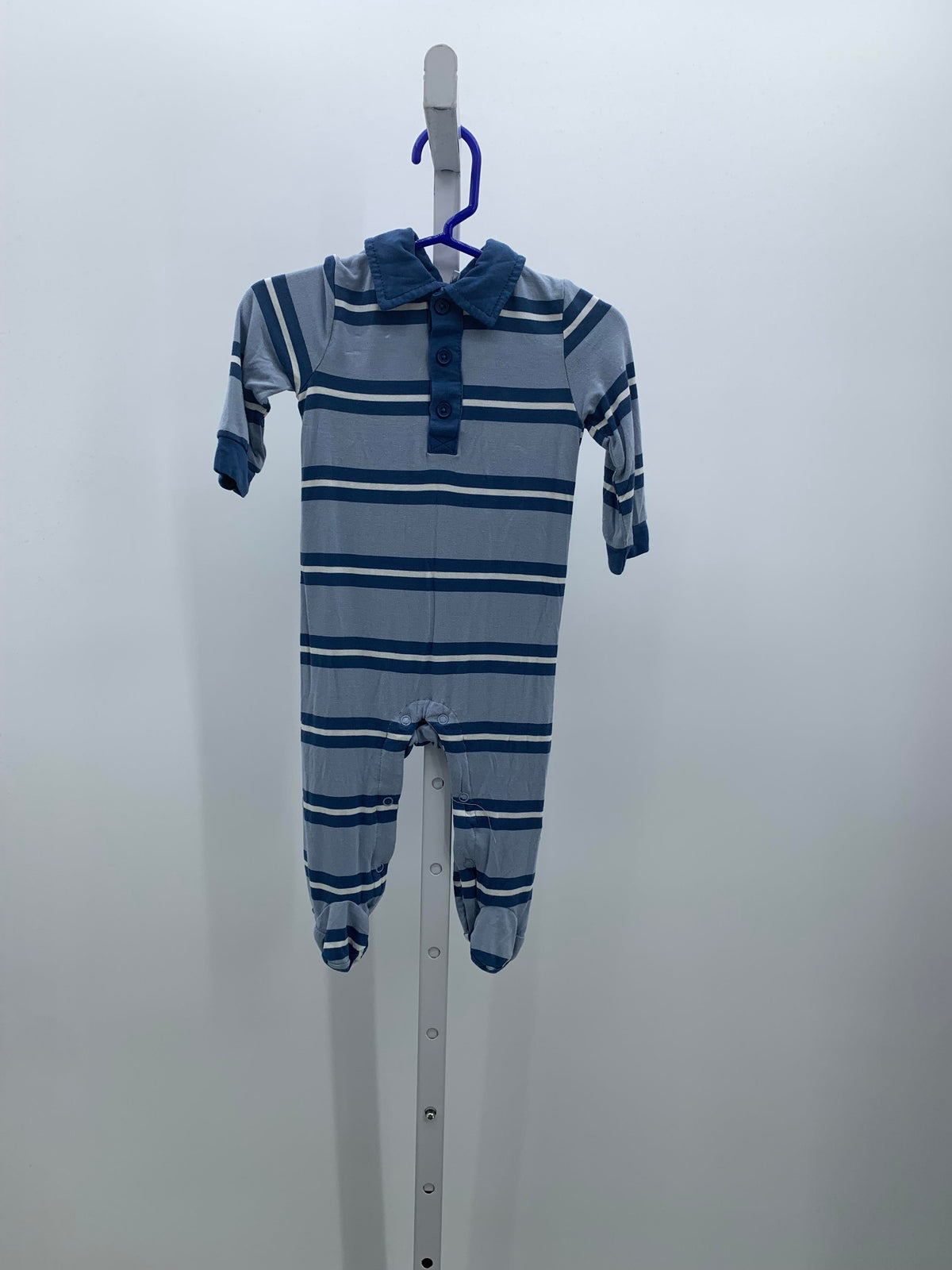 STRIPE KNIT ROMPER