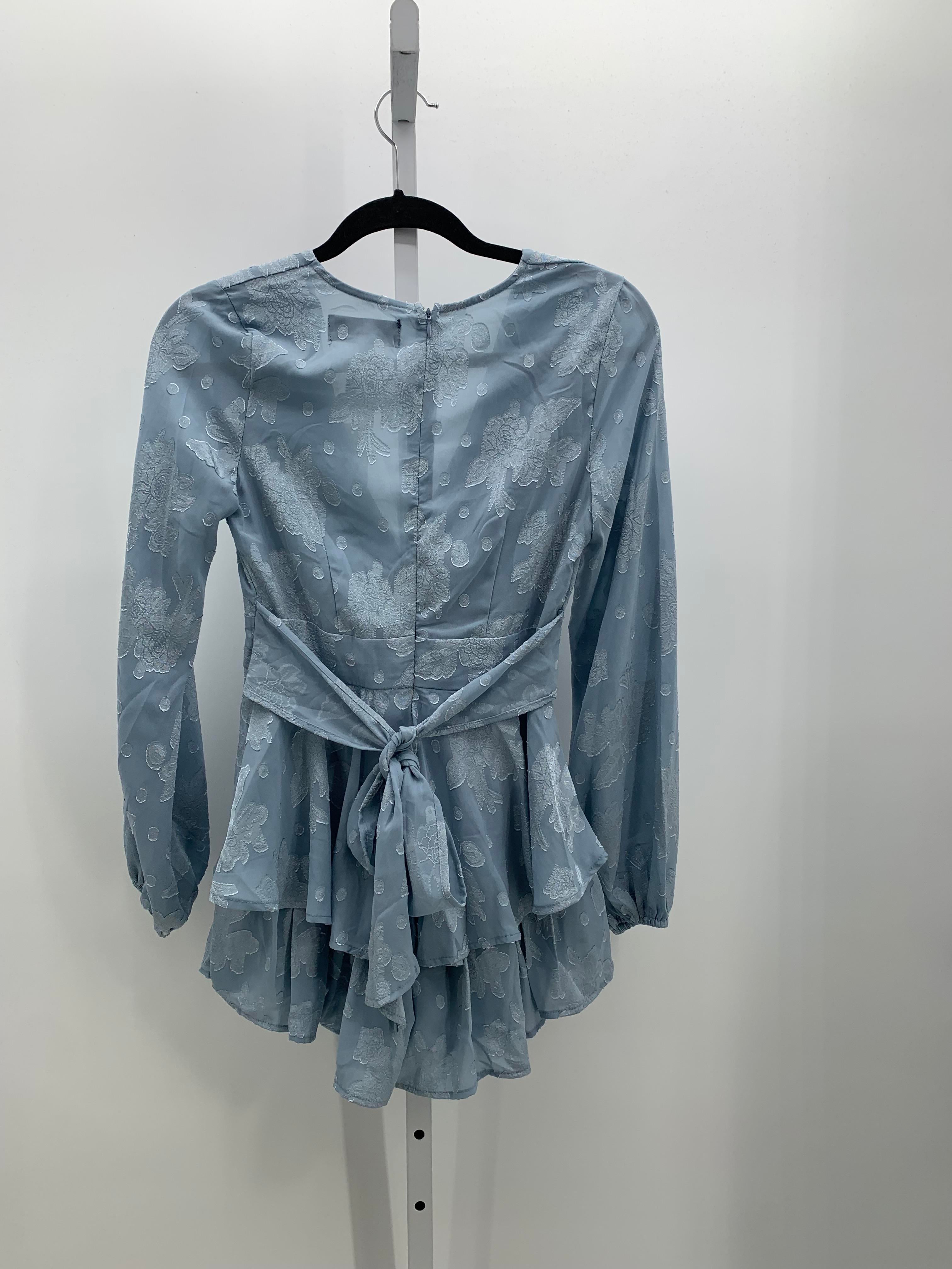 Blue Rain Size X Small Juniors Romper