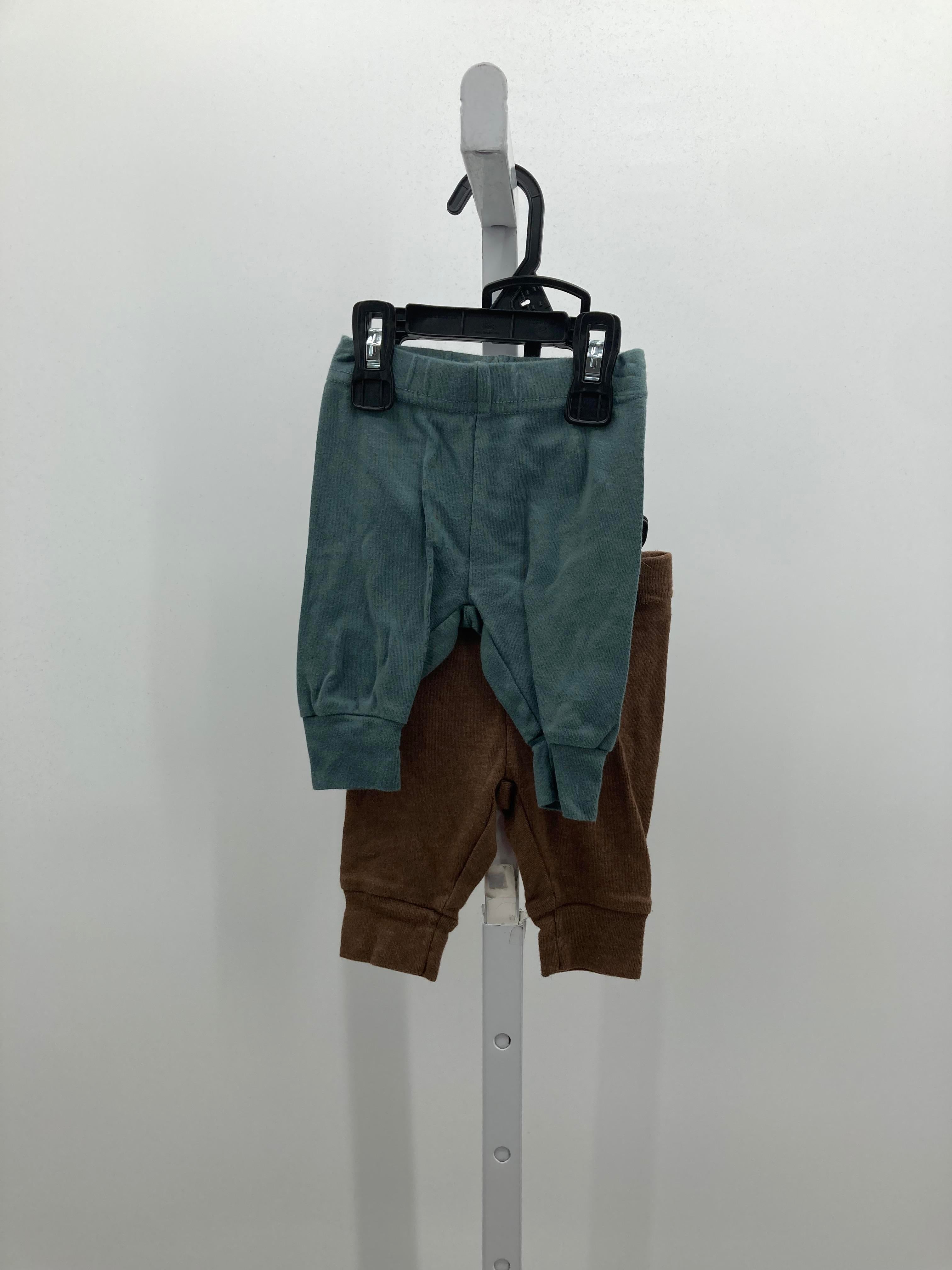 BRWON/GREEN KNIT PANTS