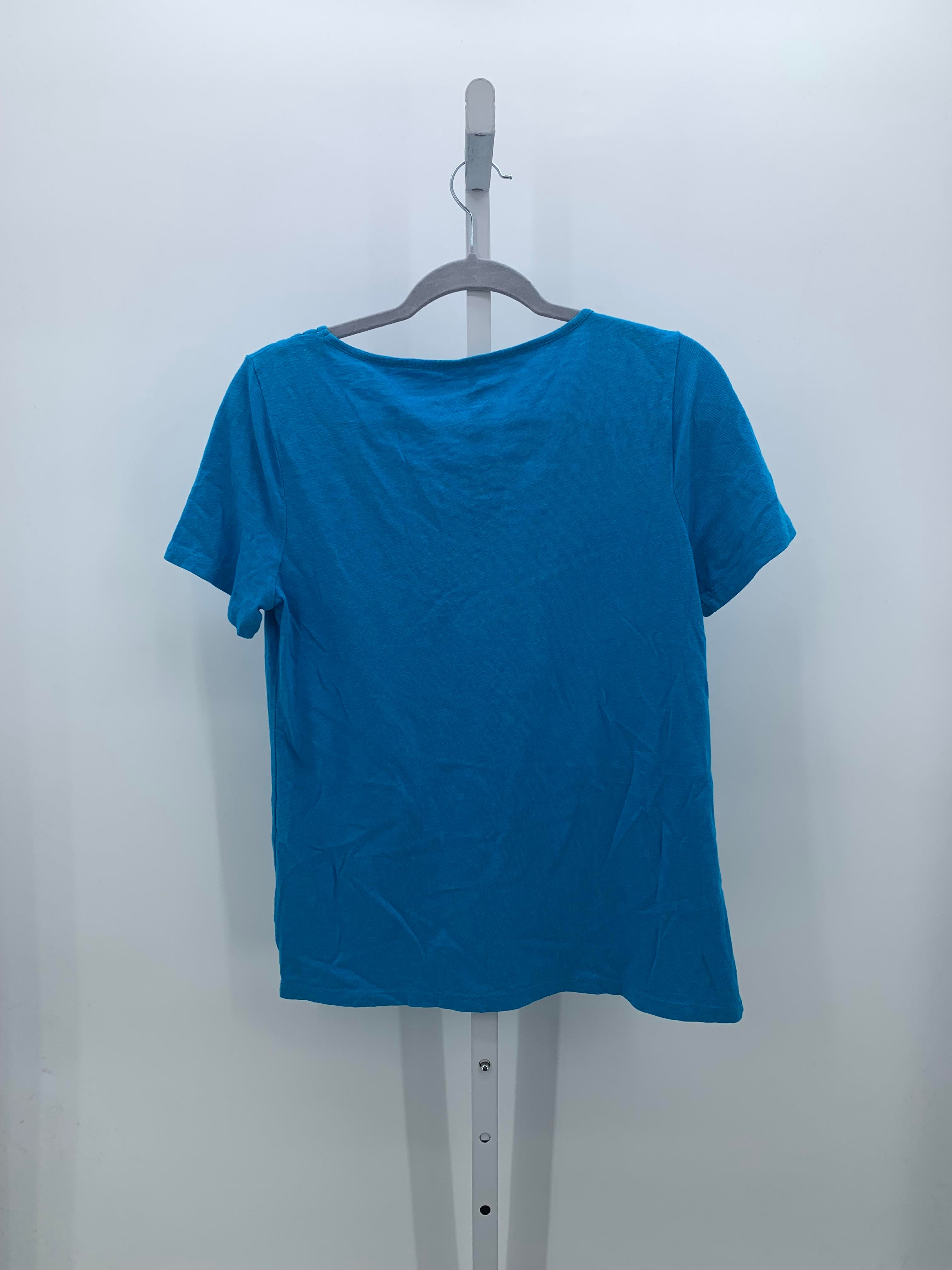 Talbots Size Medium Petite Petite Short Sleeve Shirt