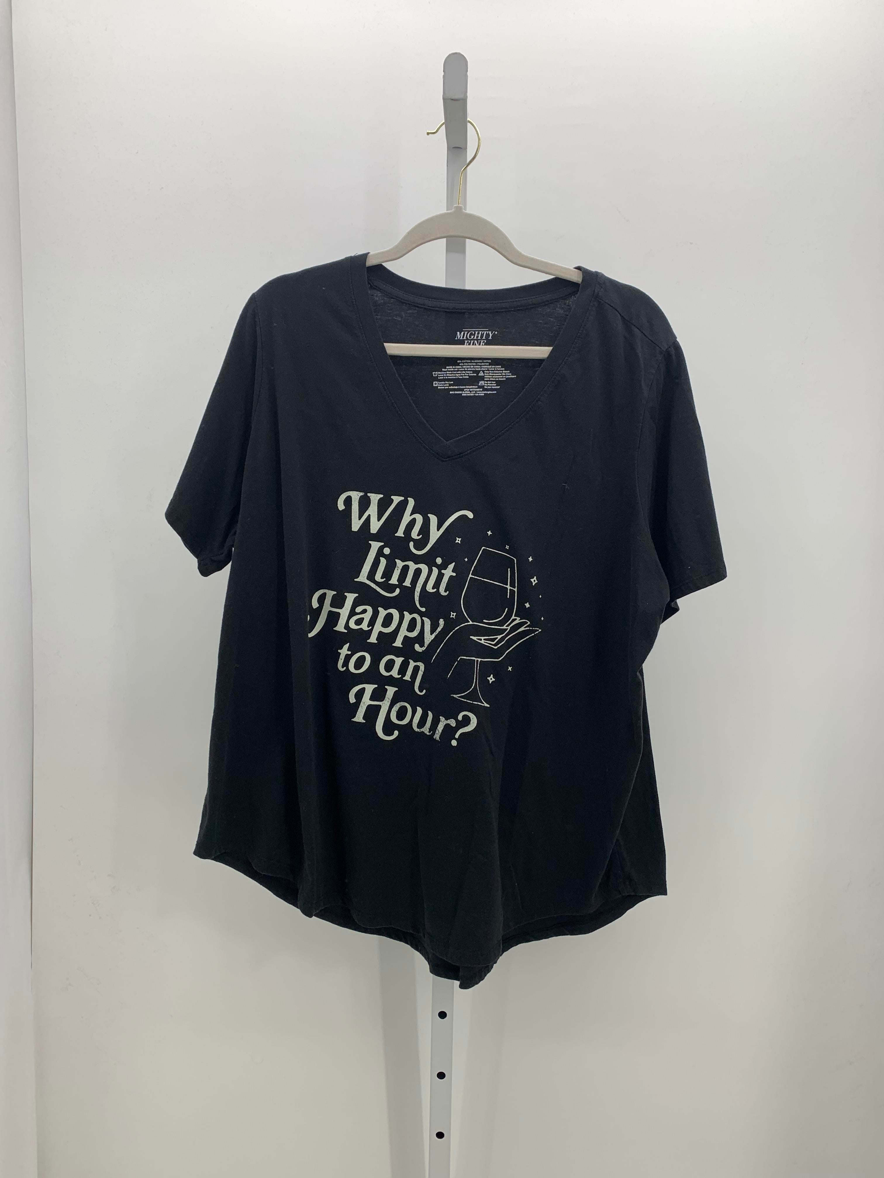 Mighty Fine Size 2X Womens Short Sleeve Shirt