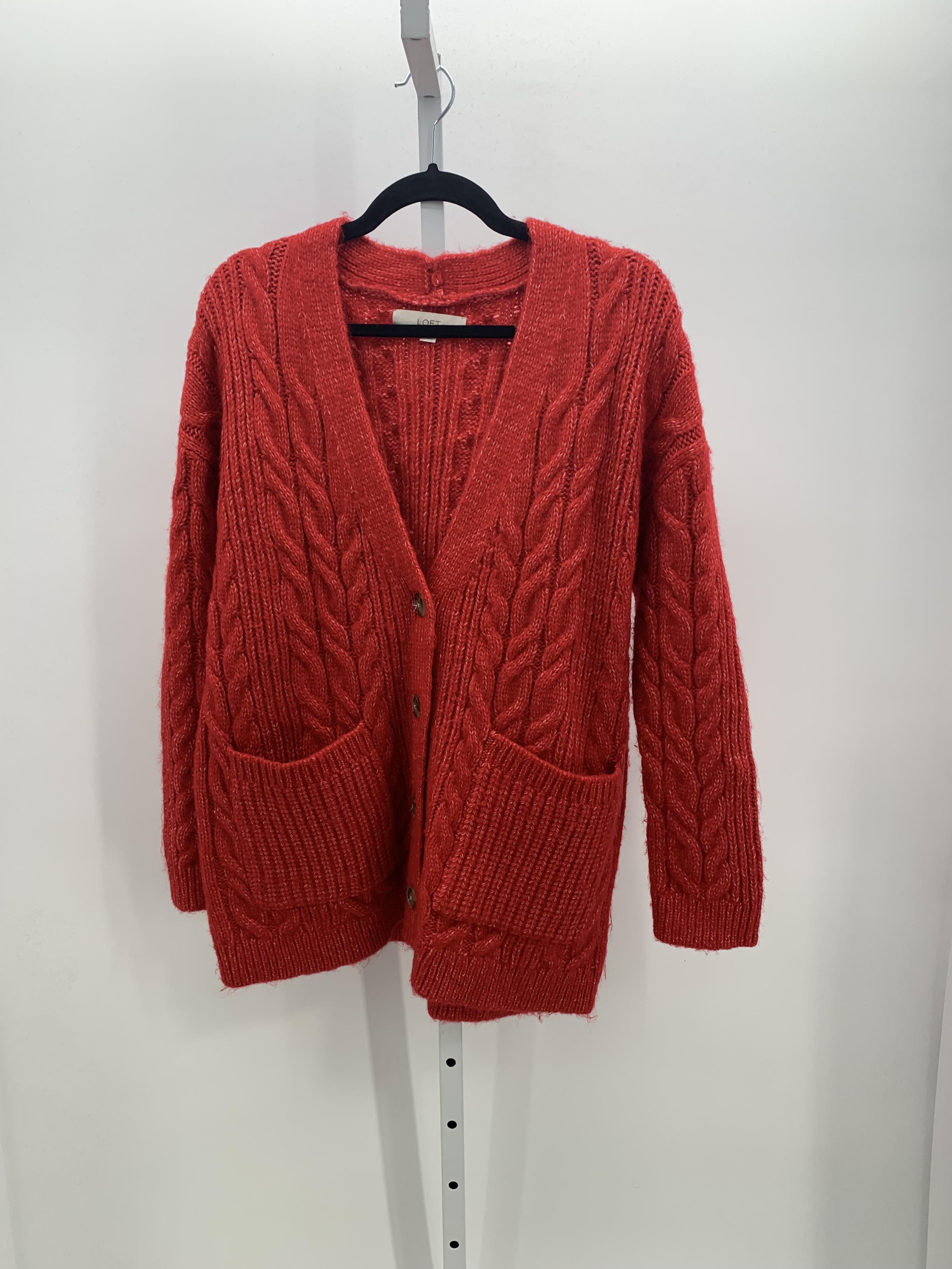 Loft Size Medium Misses Long Slv Sweater