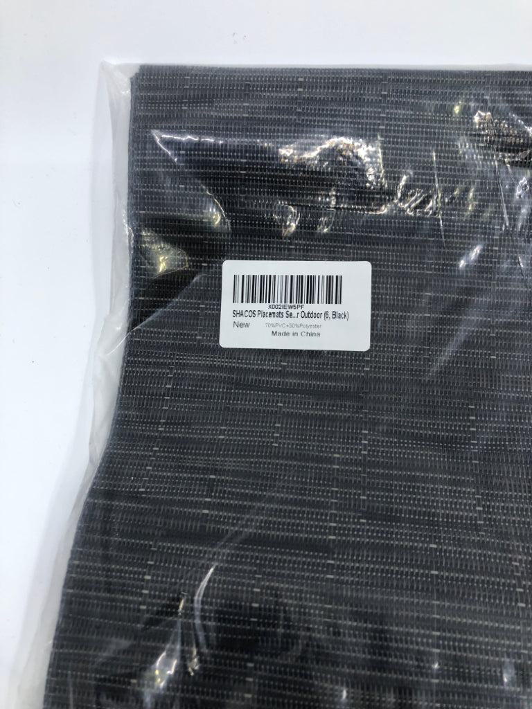 NIP 6 DARK GREY PLACEMATS