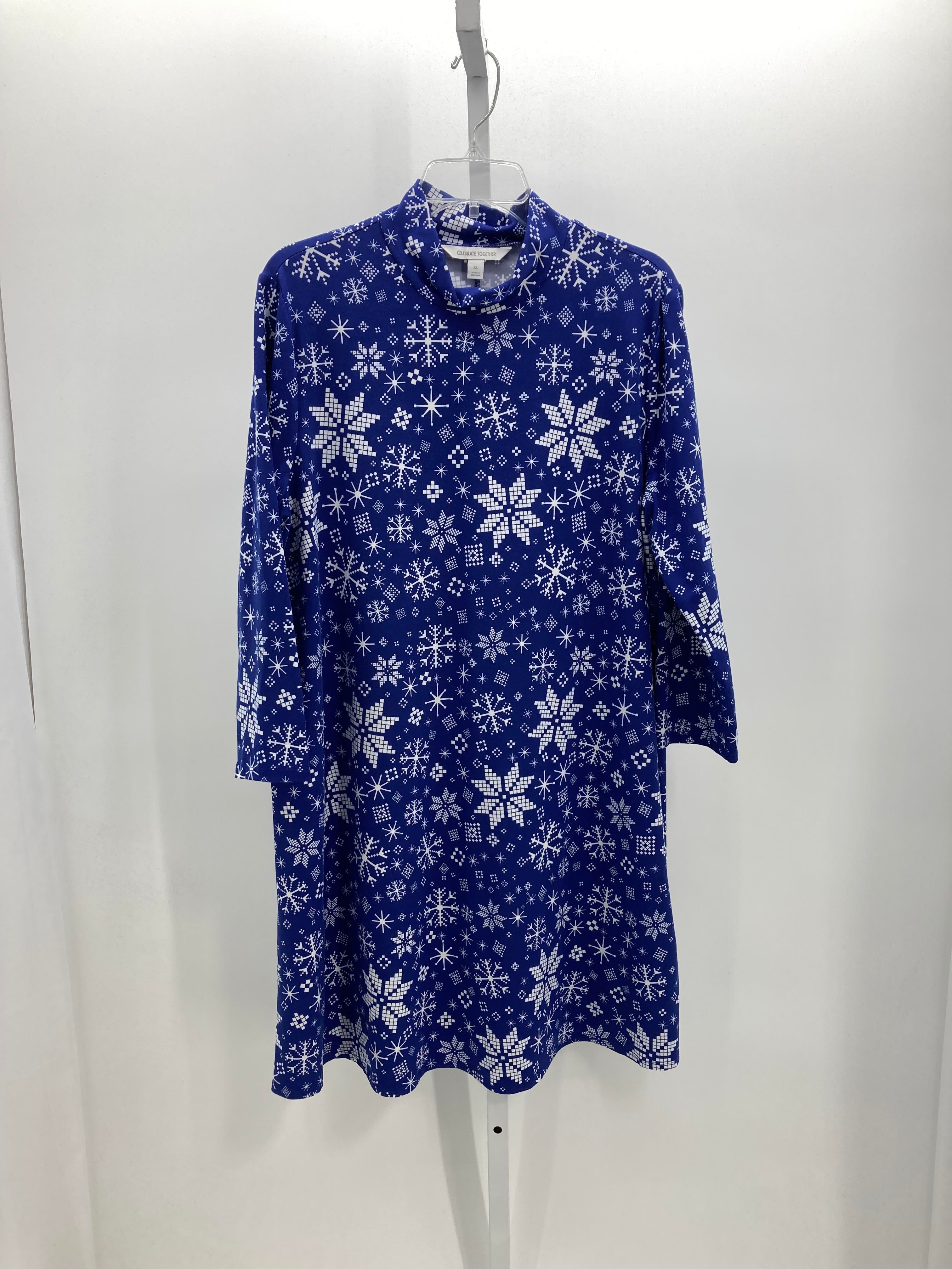 Size Extra Large Misses Long Sleeve Dress