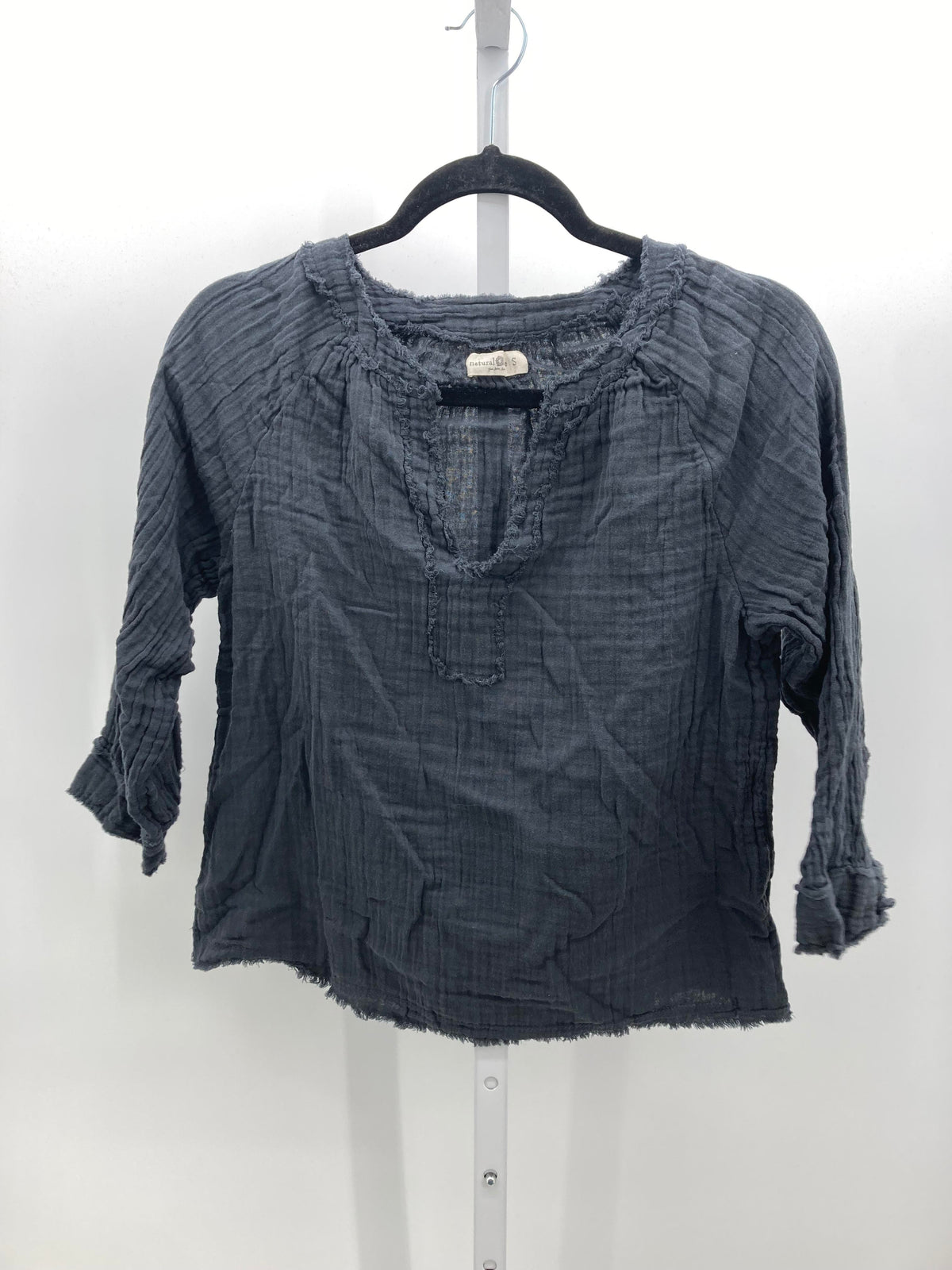 Natural Life Size Small Misses 3/4 Sleeve Shirt