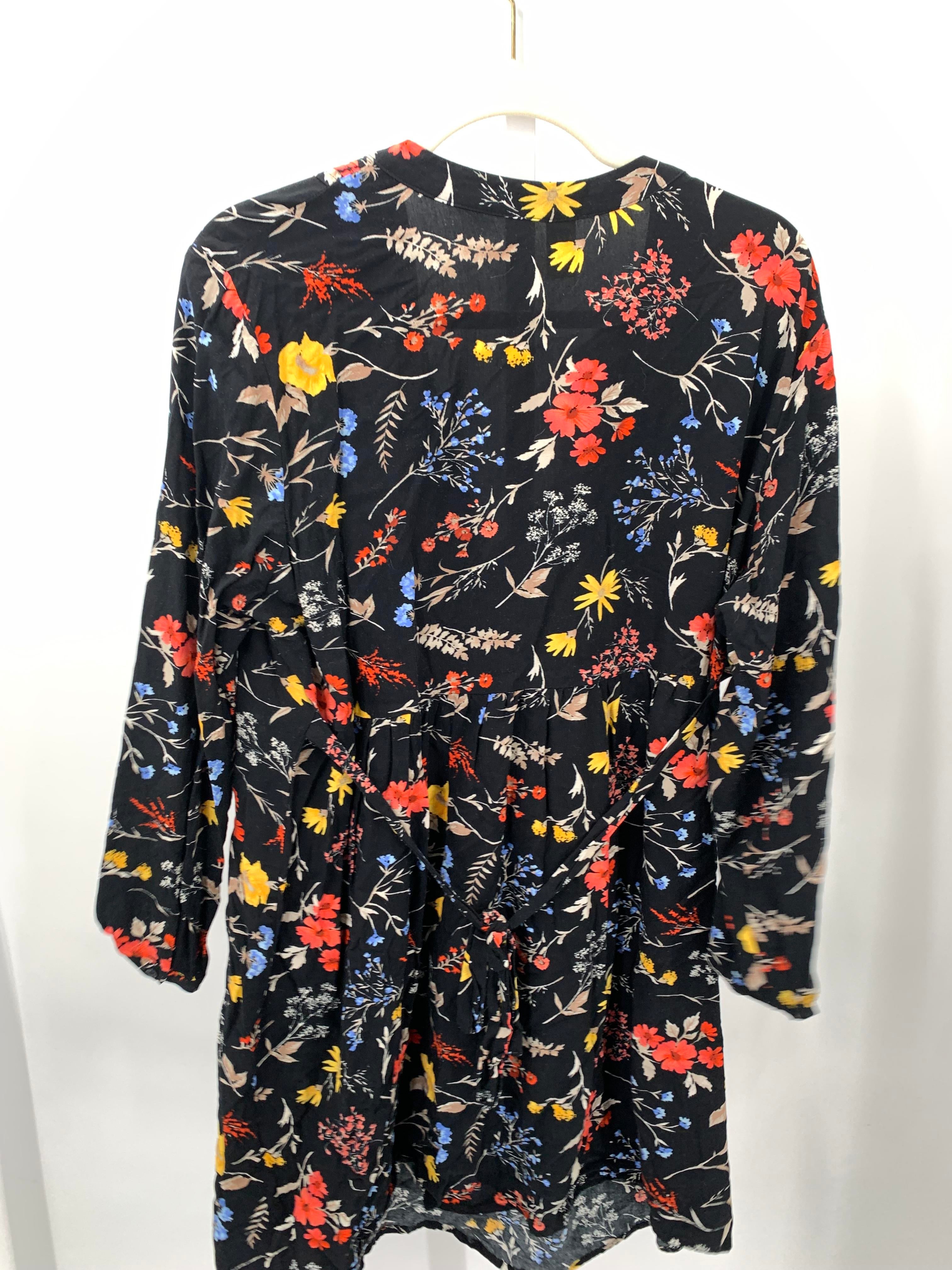 Old Navy Black Size Extra Large Maternity Long Sleeve Dress