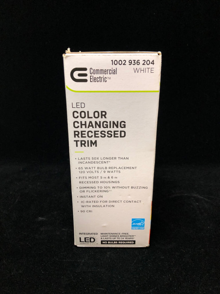NIB LED COLOR CHANGING RECESSED LIGHT.