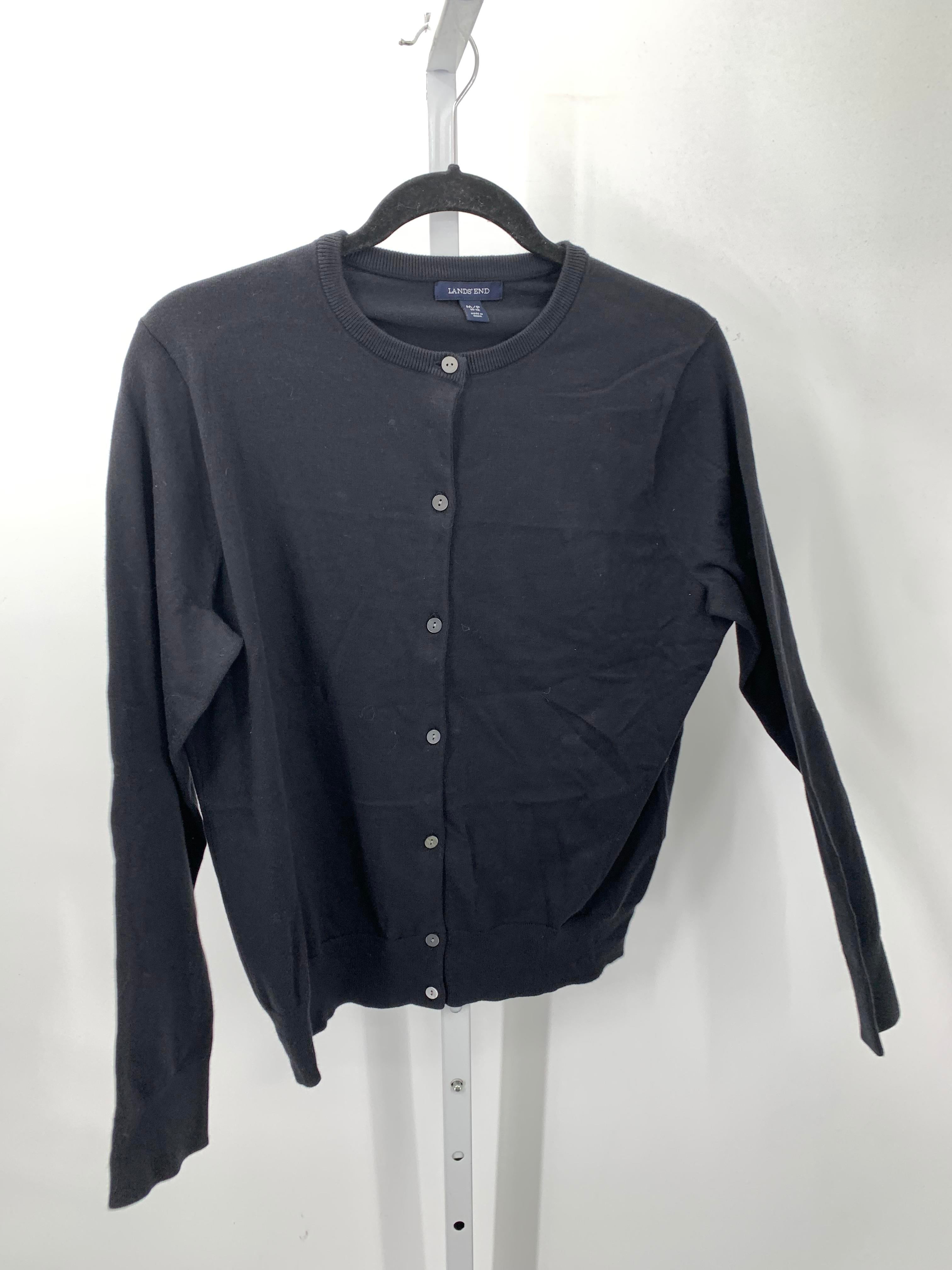 Lands End Size Medium Petite Petite Long Slv Sweater