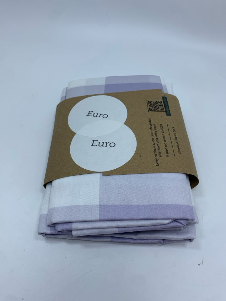 NIP EURO SIZE SPOONFLOWER KNIFE EDGE SHAM ITALIAN COTTON.