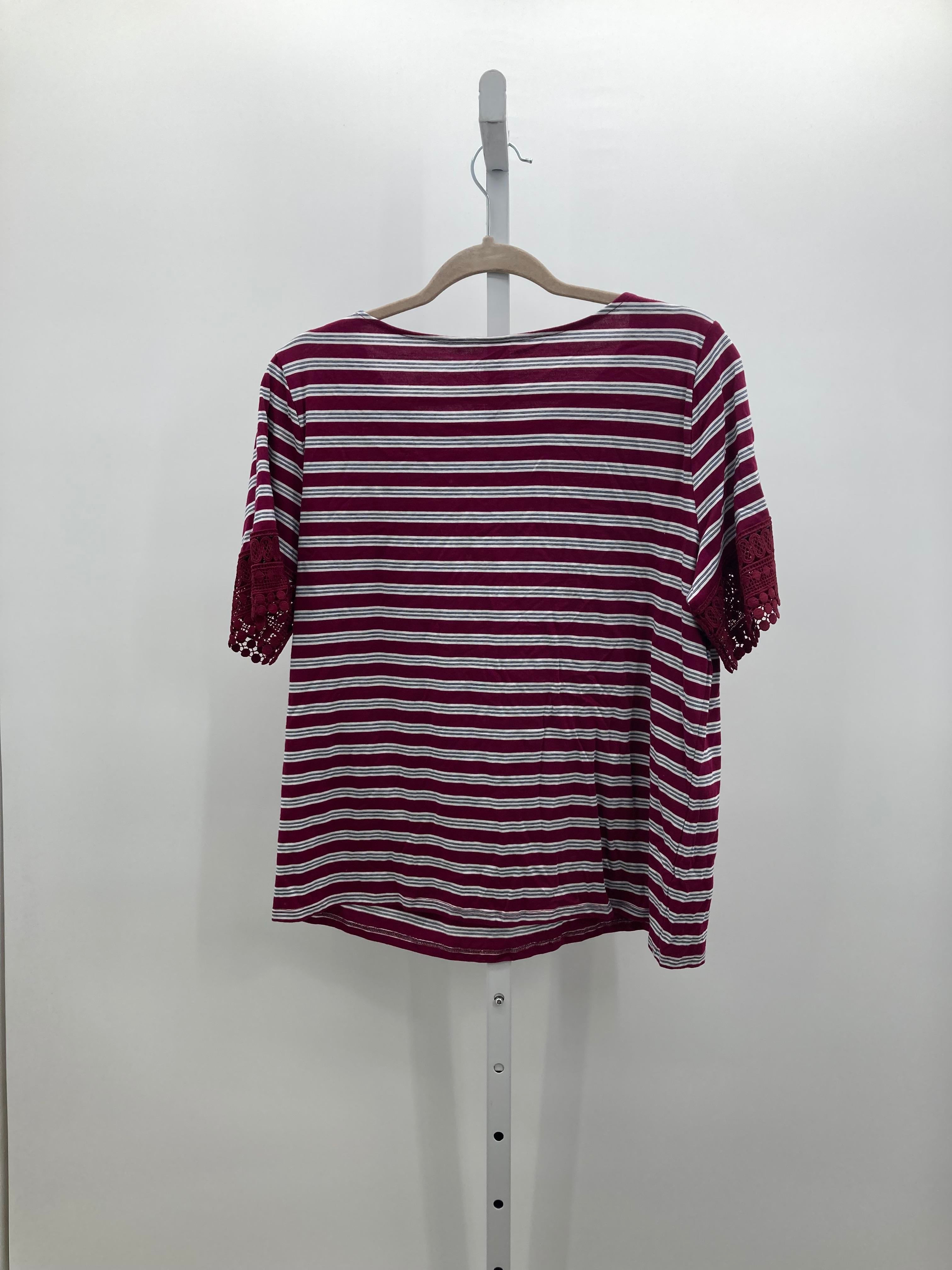 St. Johns Bay Size Large Petite Petite Short Sleeve Shirt