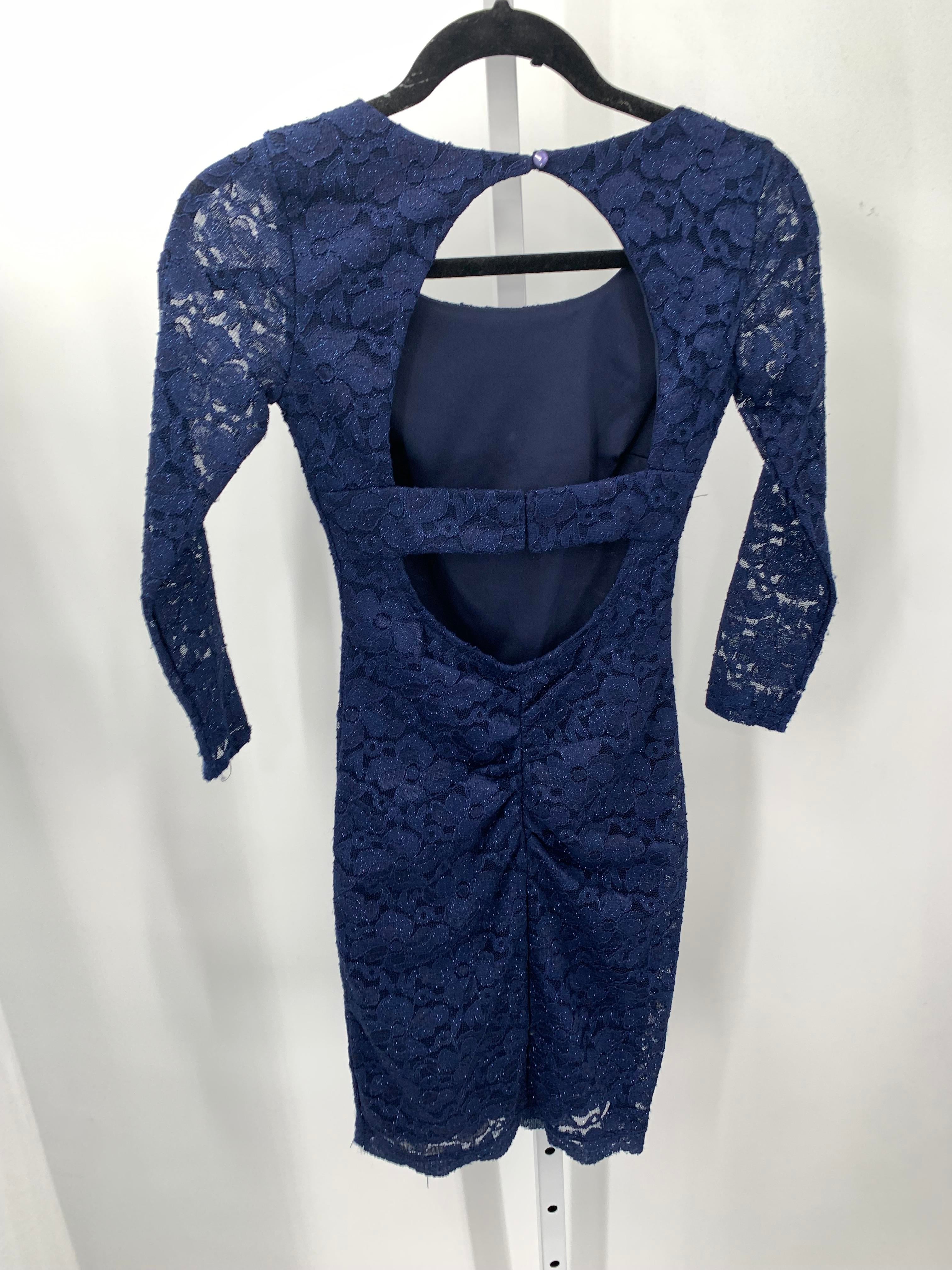 Sequin Hearts Size XXS Juniors Long Sleeve Dress