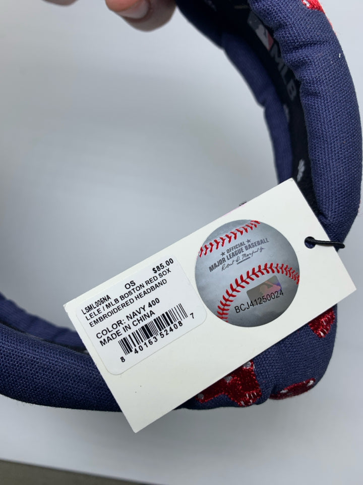 Lele Sadoughi Boston Red Sox Headband- New With Tags