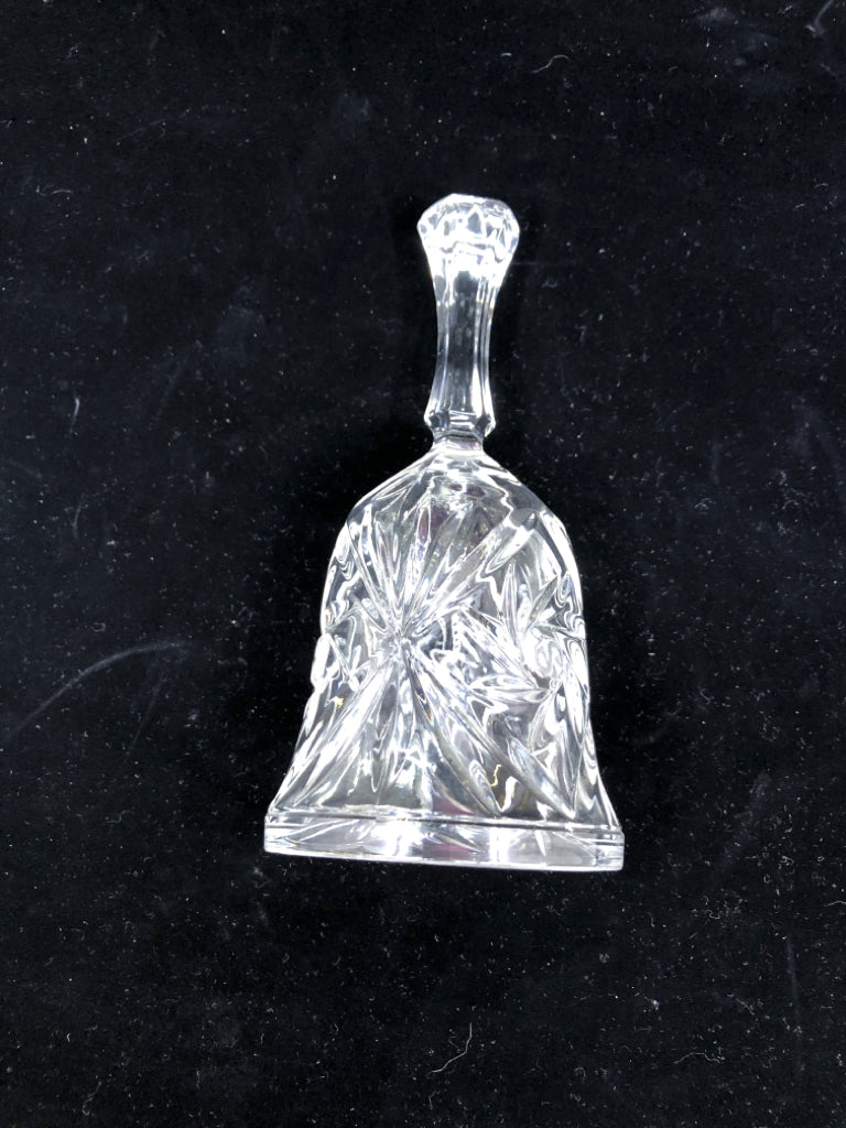 CUT GLASS BELL.