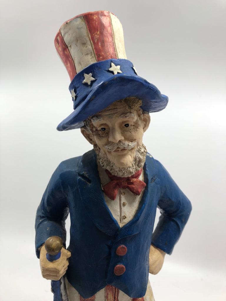 UNCLE SAM FIGURINE.
