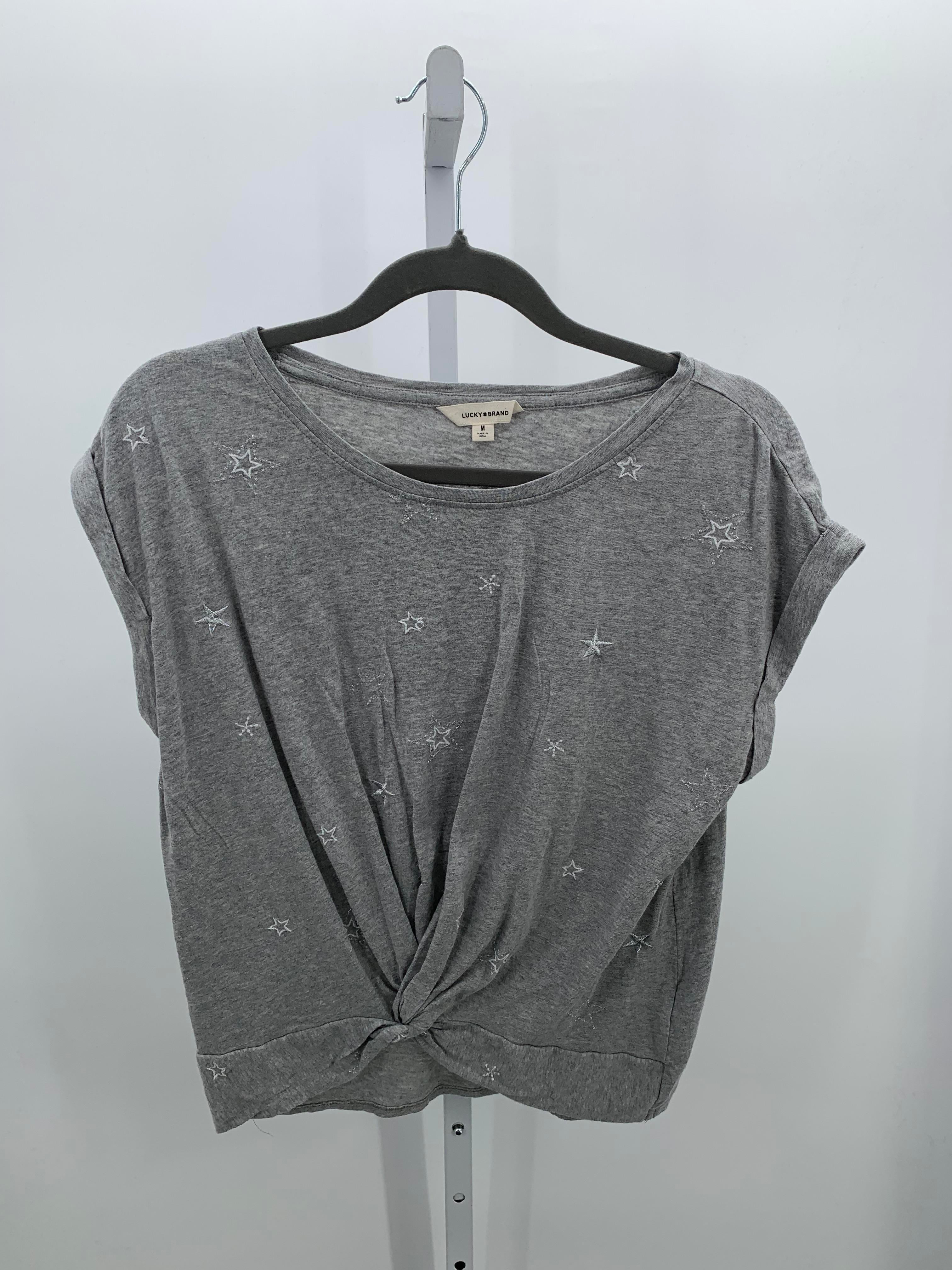 Lucky Brand Size Medium Misses Short Sleeve Shirt