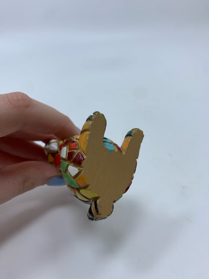 MOSAIC RESIN BUNNY.