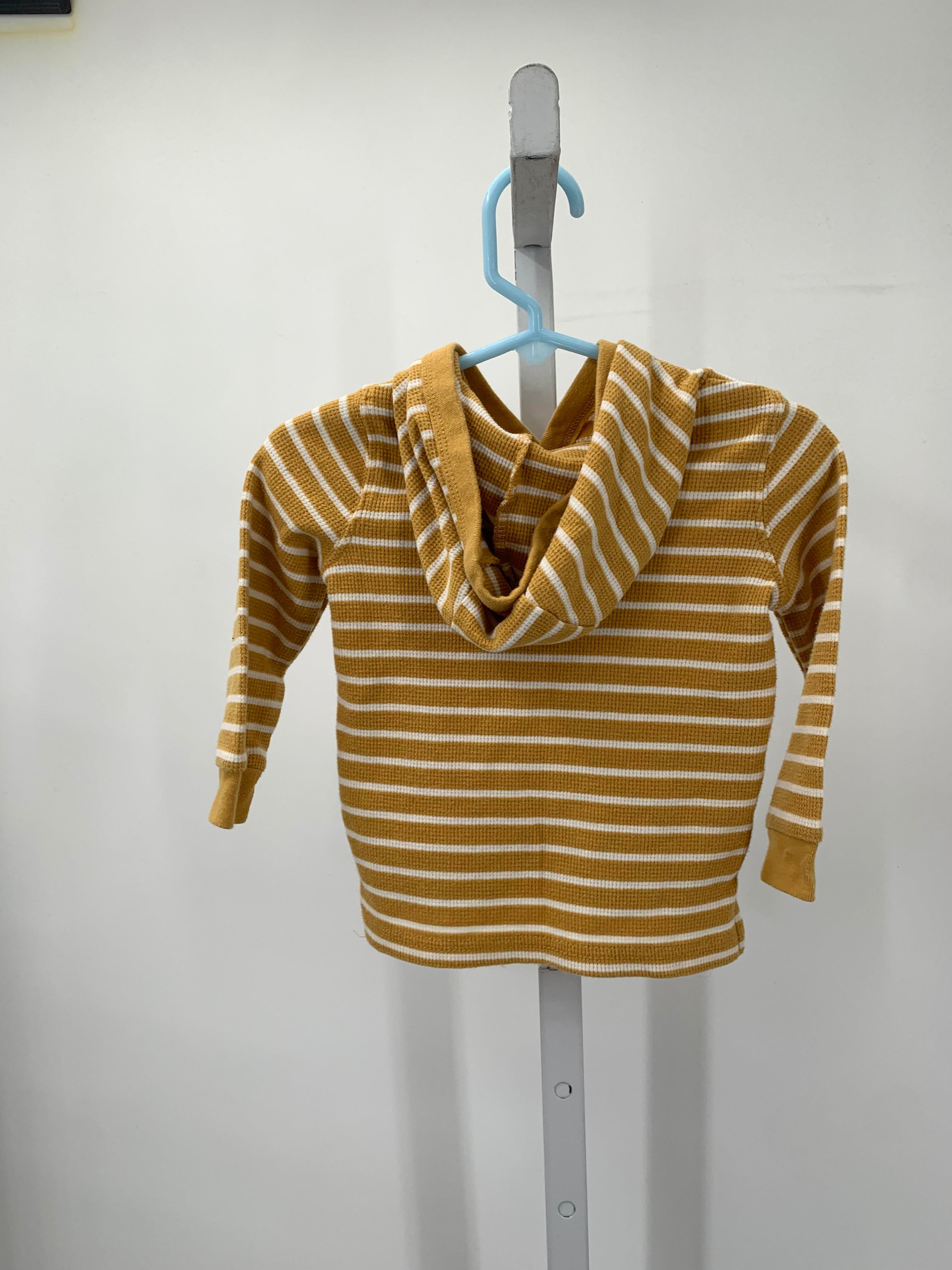 STRIPES HOODED WAFFLE