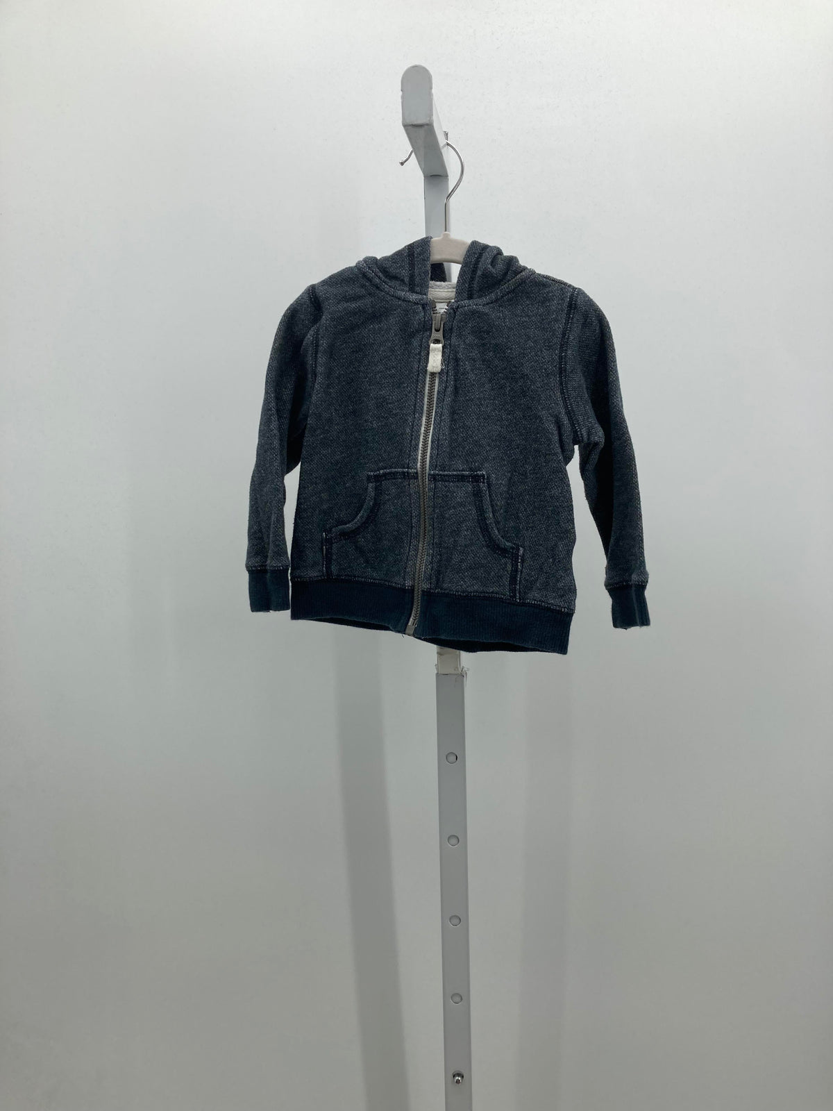 HOODED ZIP KNIT