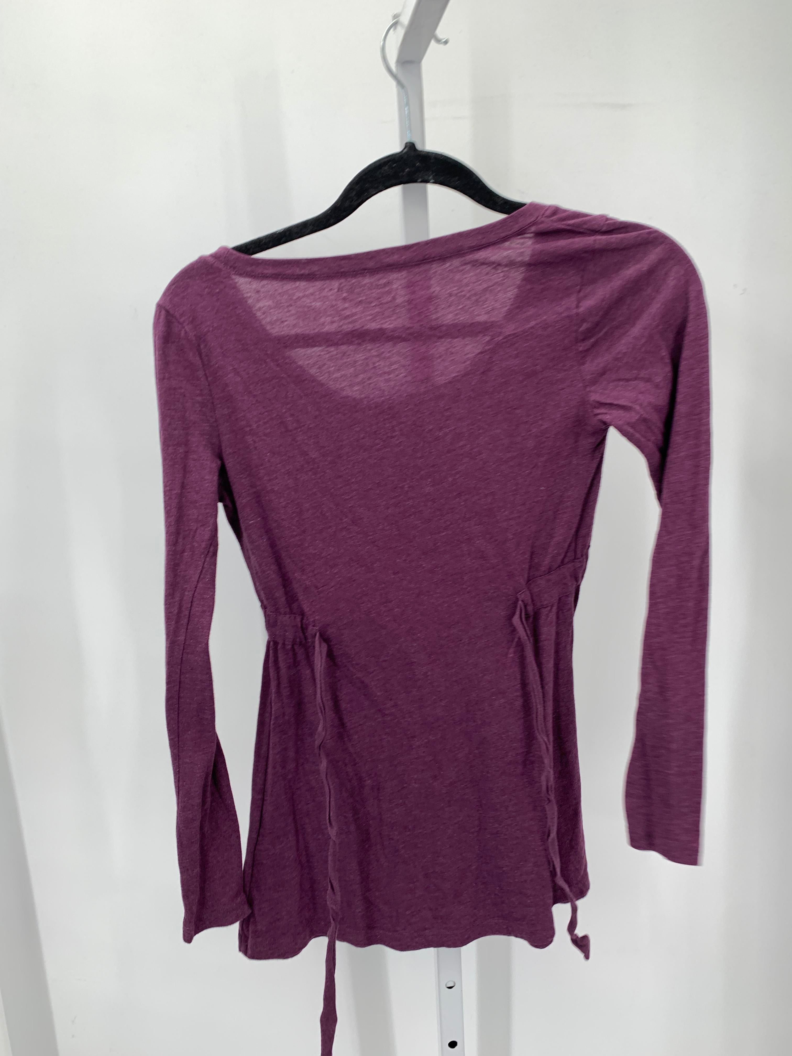 Gap Purple Size X Small Maternity Long Sleeve Shirt