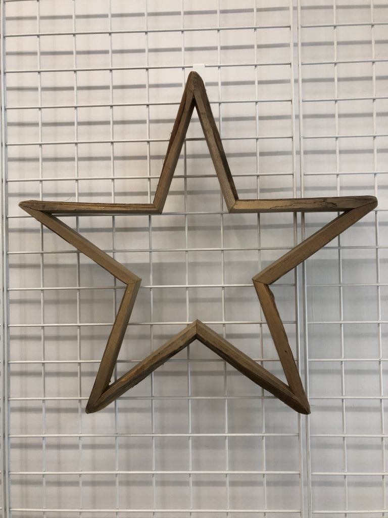 3 WOODEN NESTING STARS WALL-HANGING.
