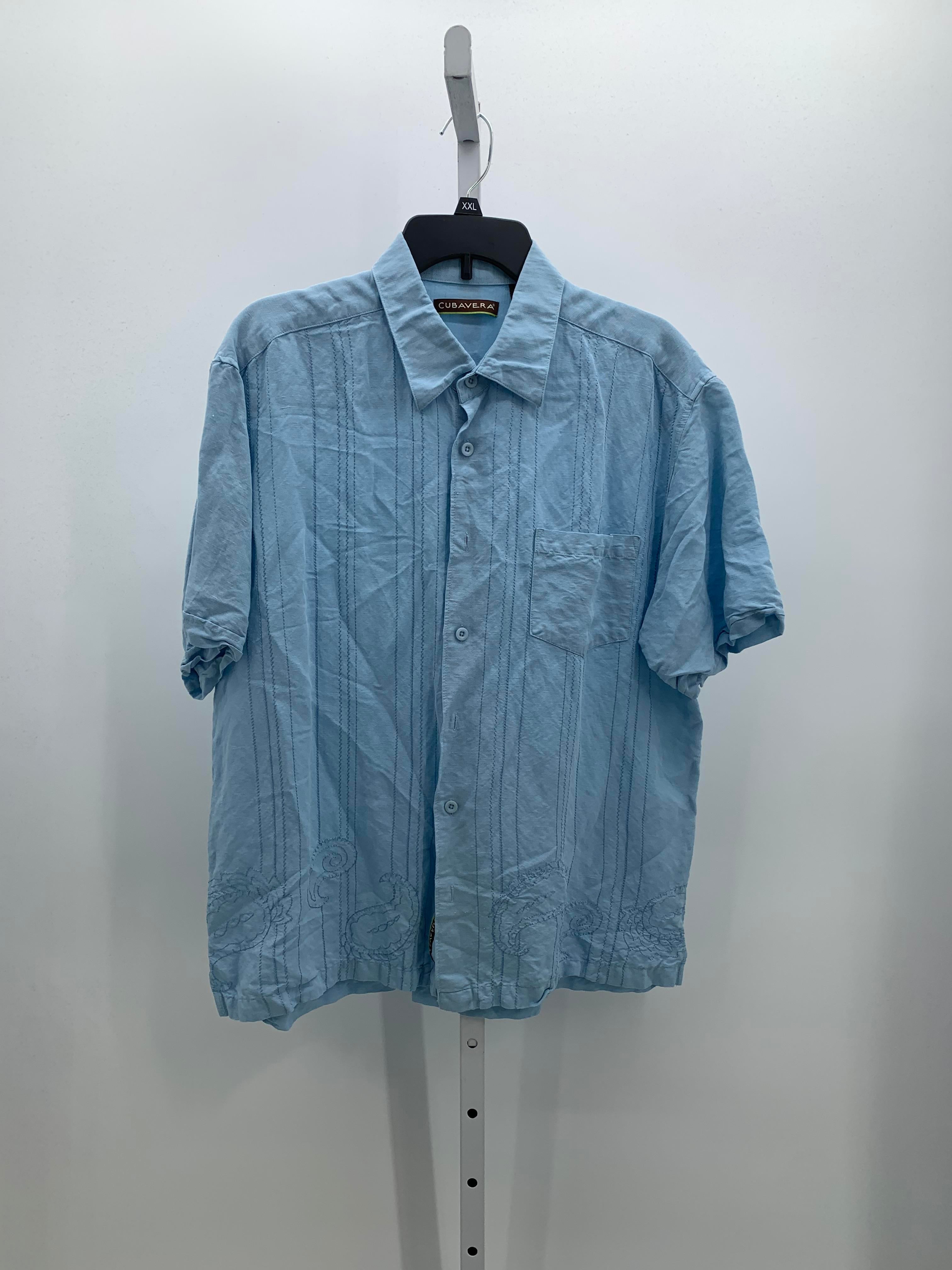 BTN DOWN EMBROIDERED STRIPES.