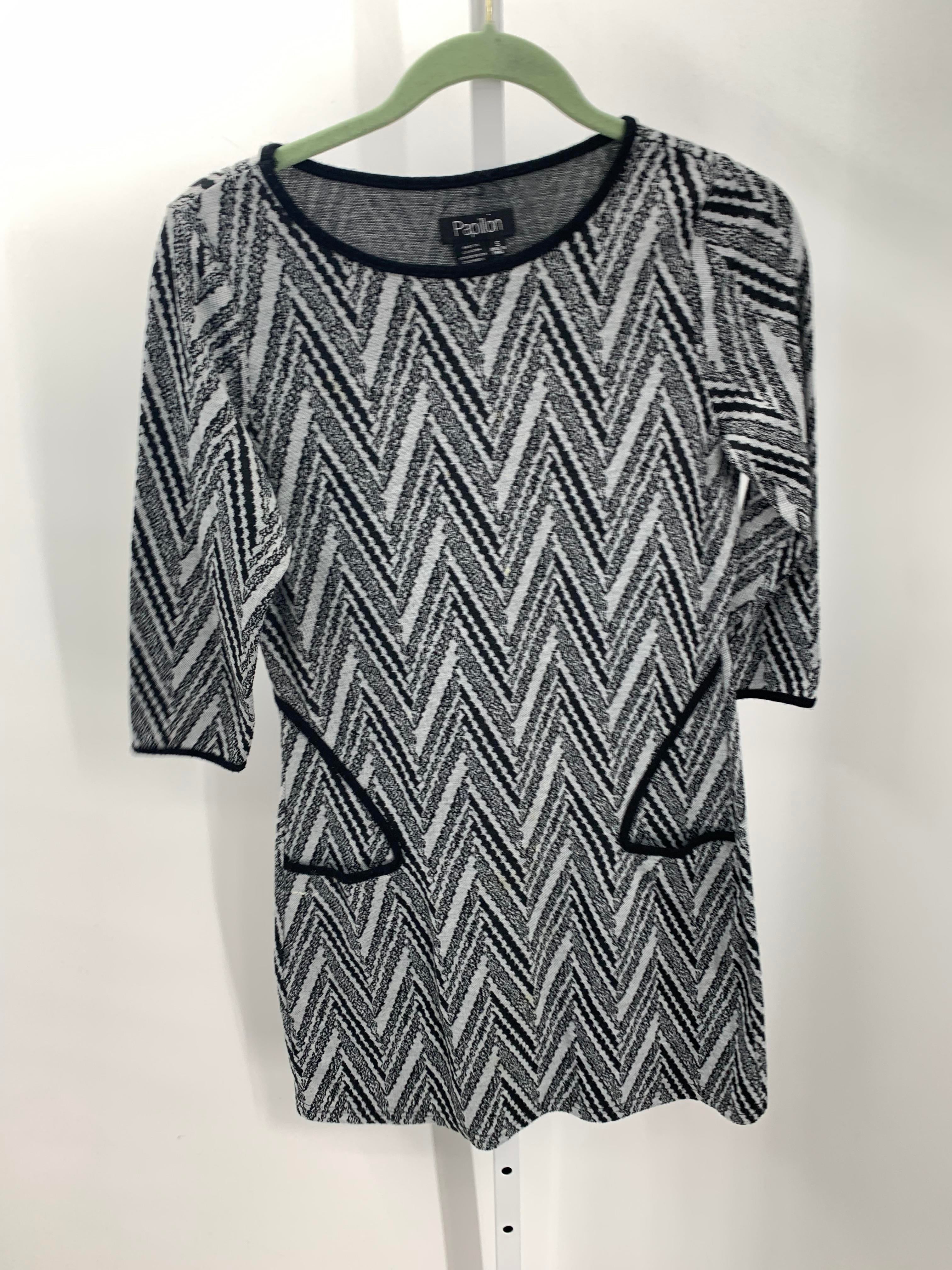 Papillon Size Small Misses 3/4 Sleeve Dress