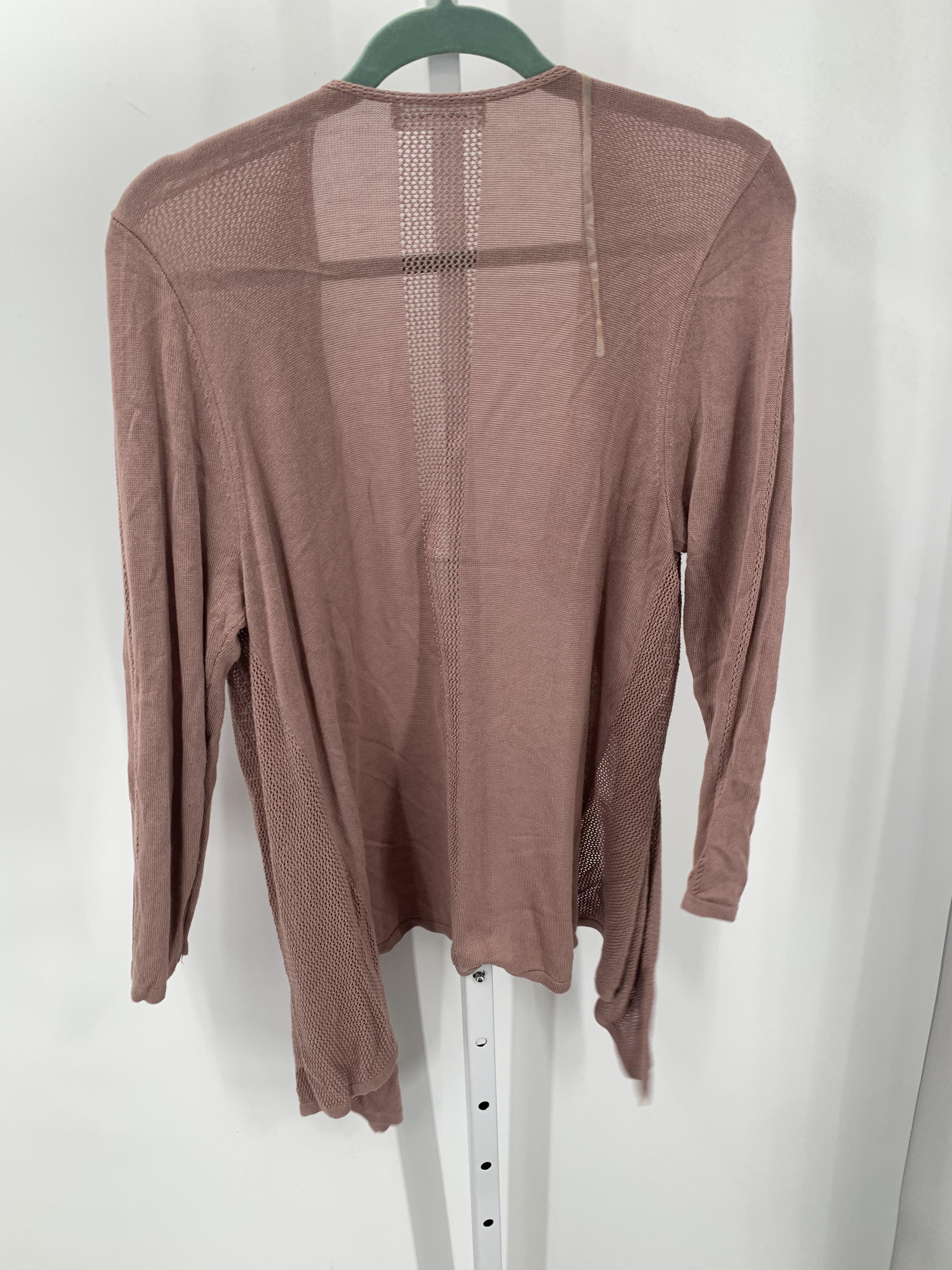 August Silk Size Large Misses Cardigan