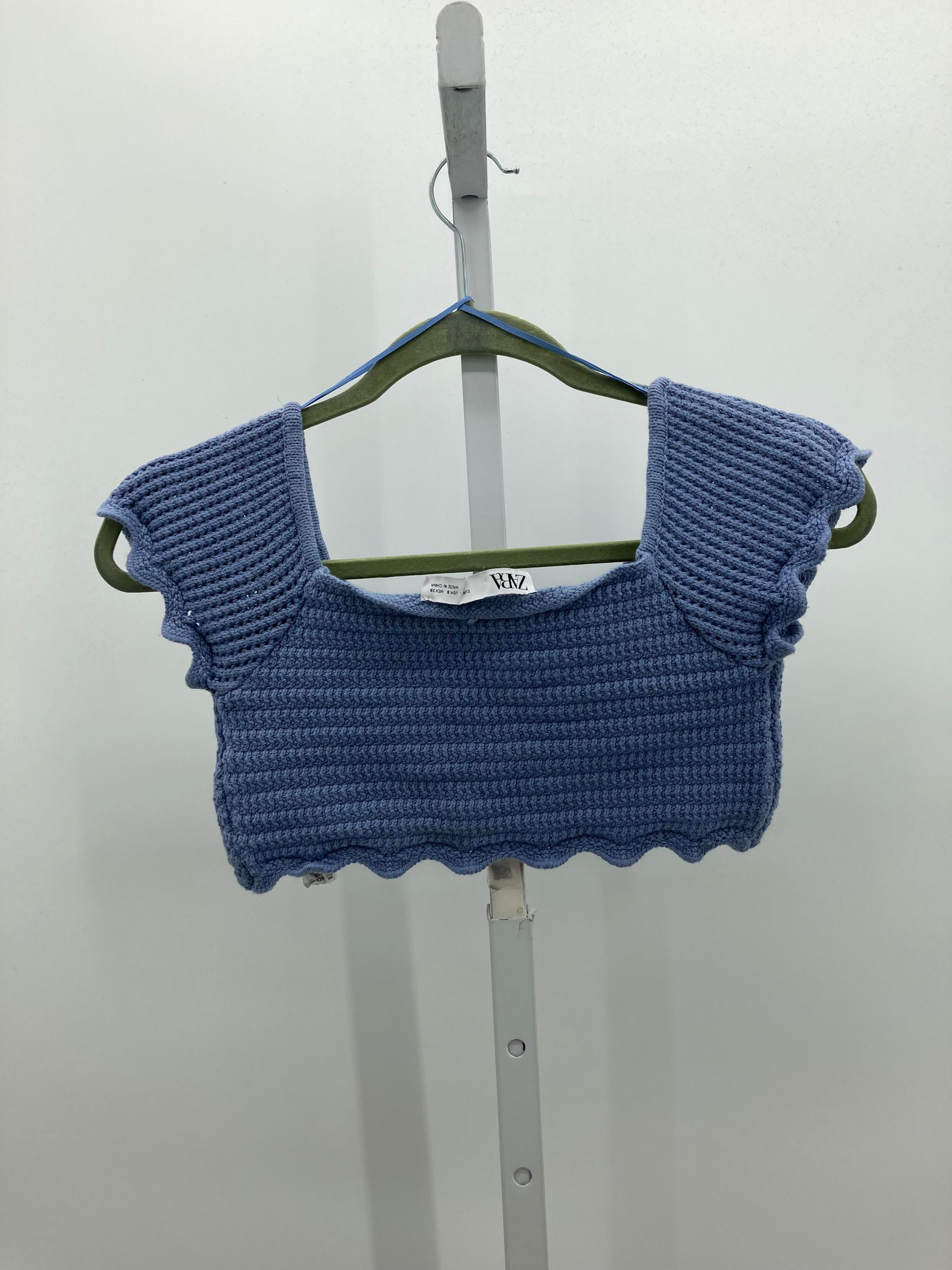 Zara Size Small Juniors Short Sleeve Sweater