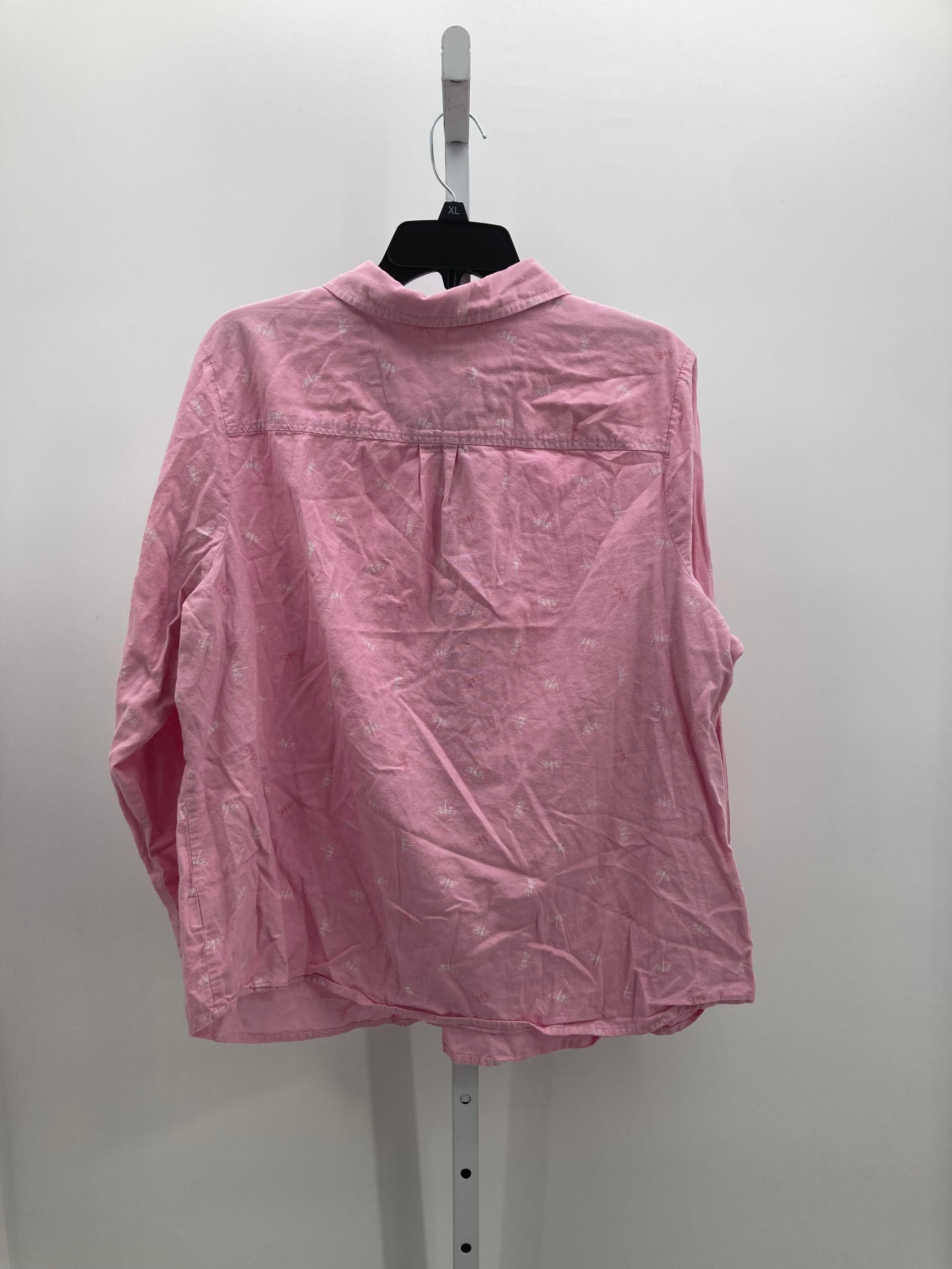 Croft & Barrow Size 1X Womens Long Sleeve Shirt
