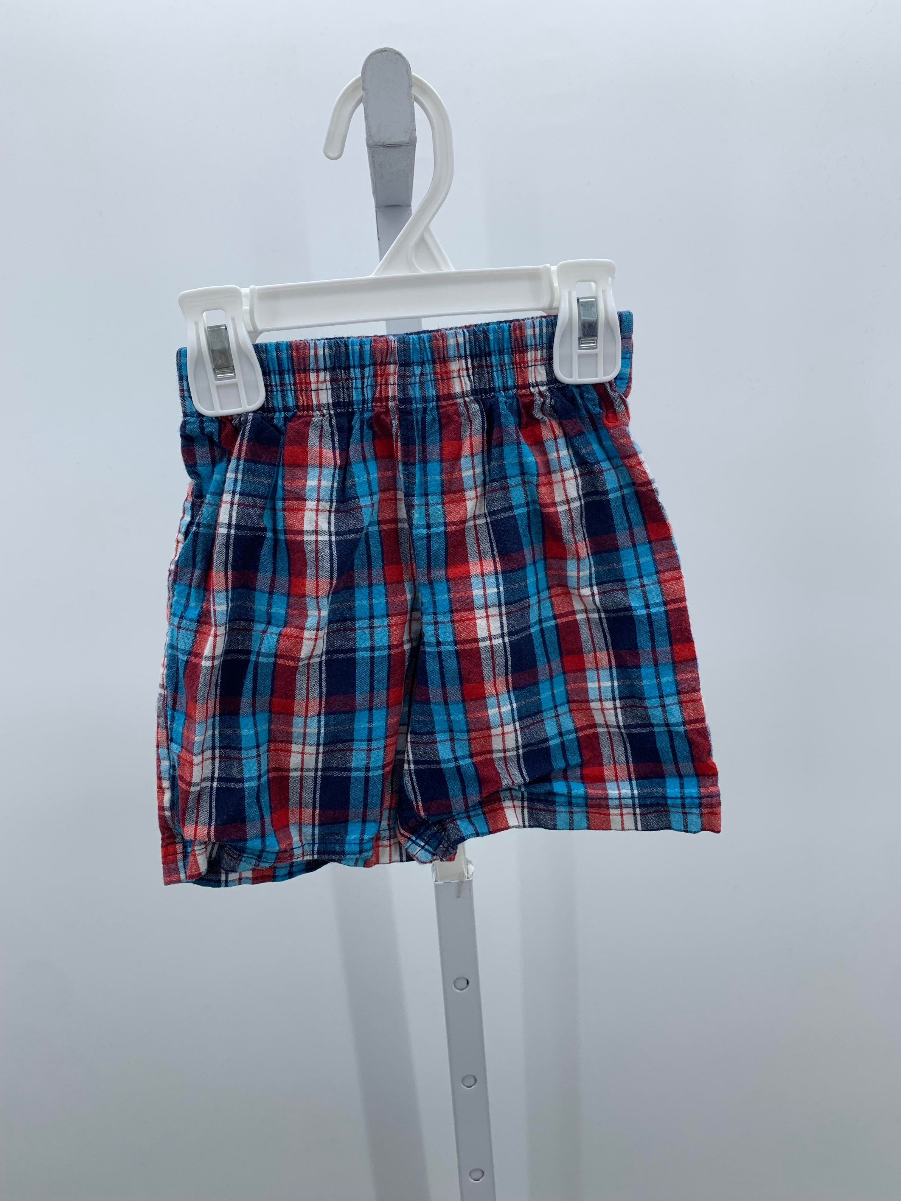 RED PLAID ELASTIC WAIST