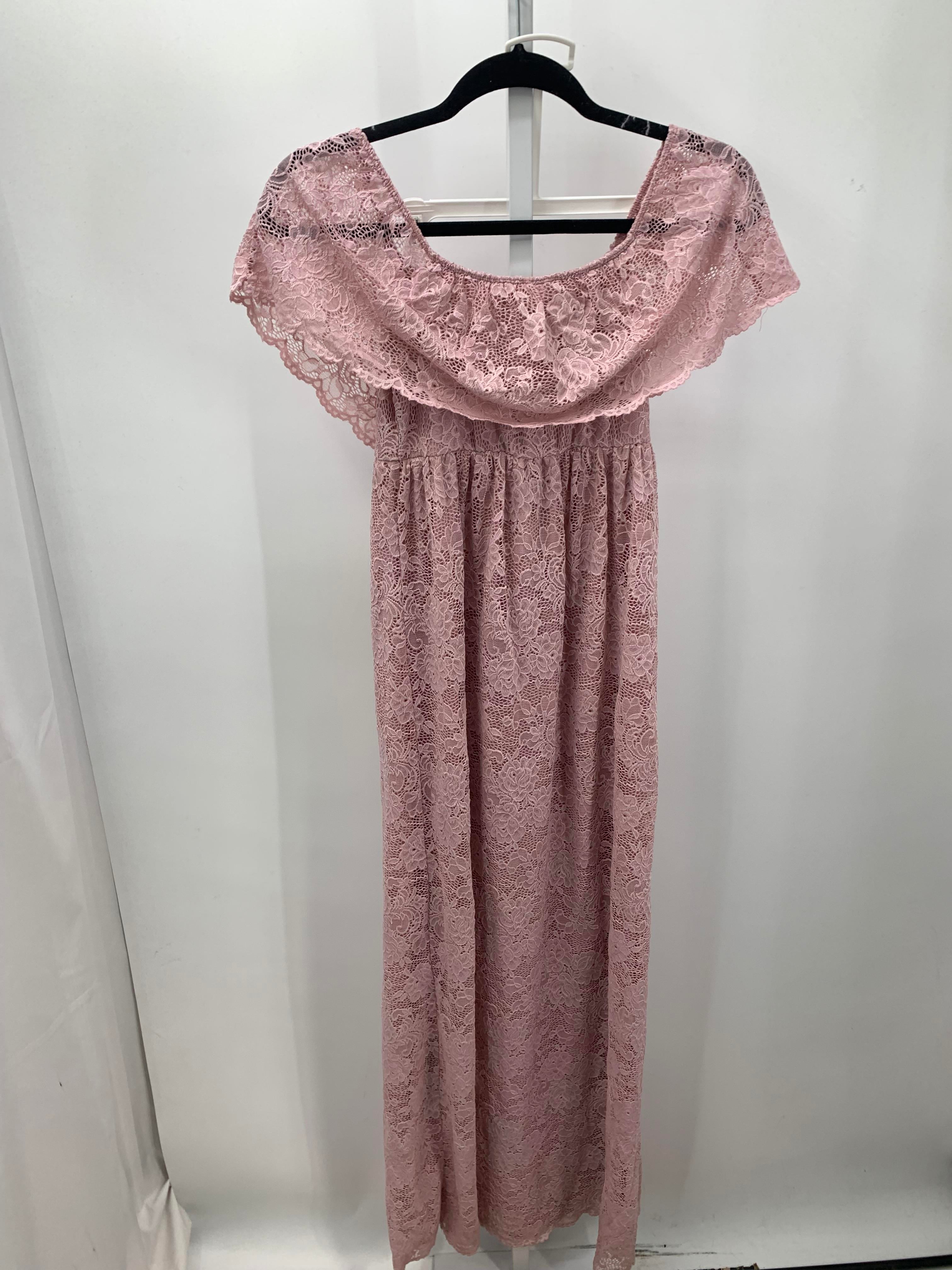 Pink Blush Size Small Misses Short Sleeve Dress