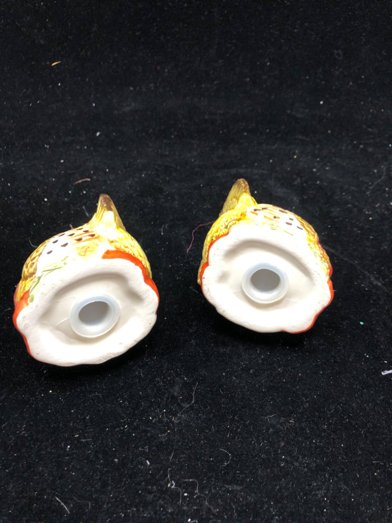 TURKEY SALT AND PEPPER SHAKERS.