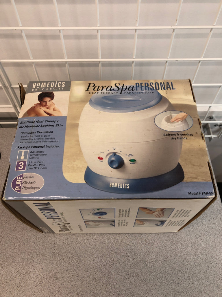 NIB HOMEDICS PARAFIN BATH.