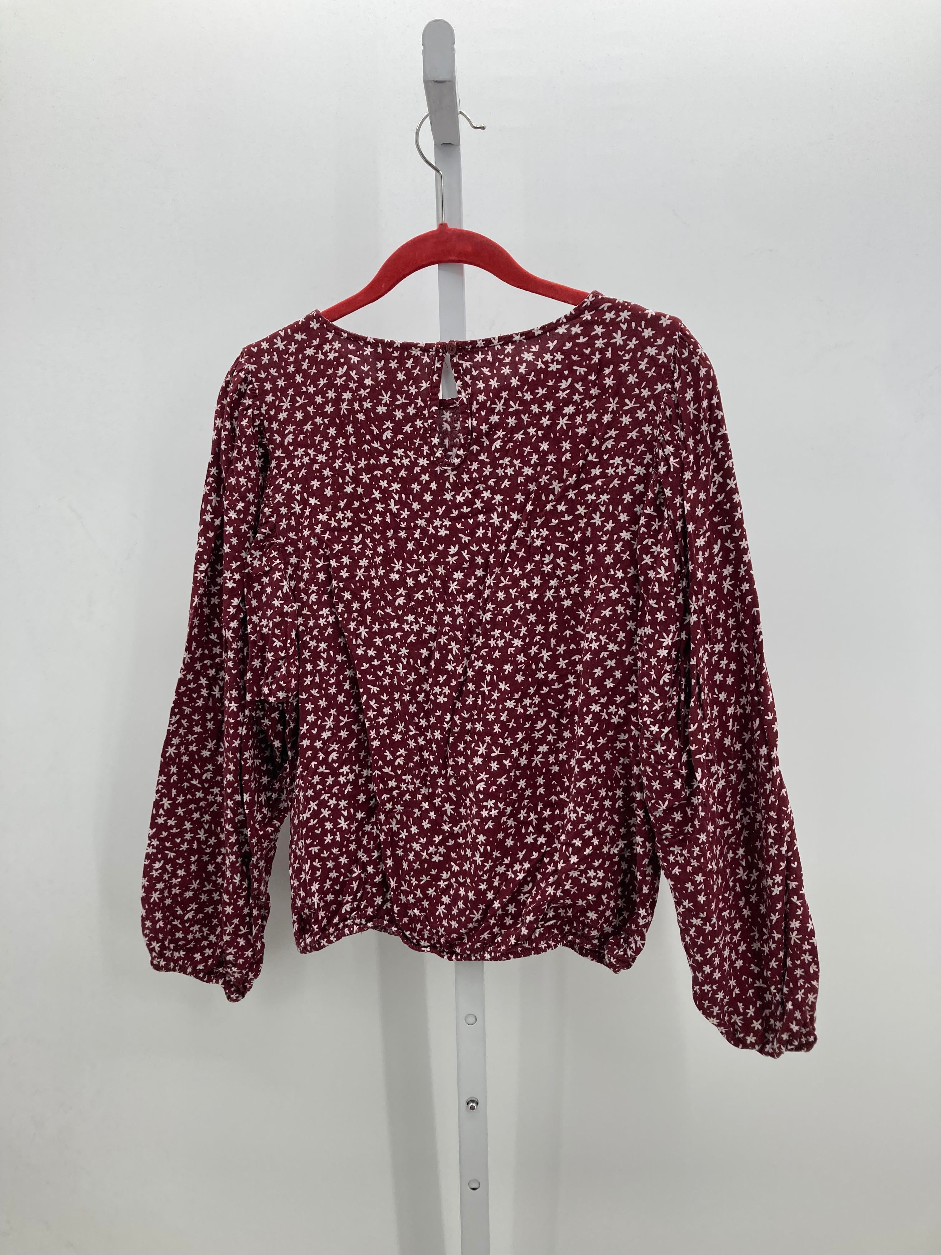 Thereabouts Size 16 Girls Long Sleeve Shirt