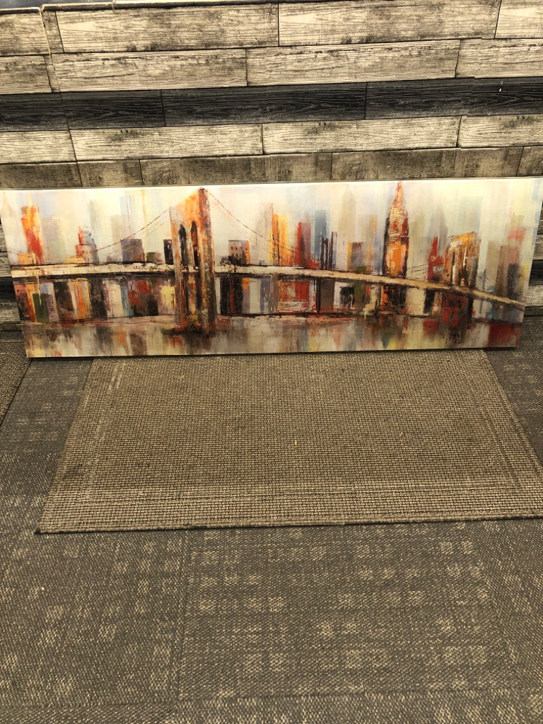 GOLDEN BRIDGE PAINTING CANVAS.