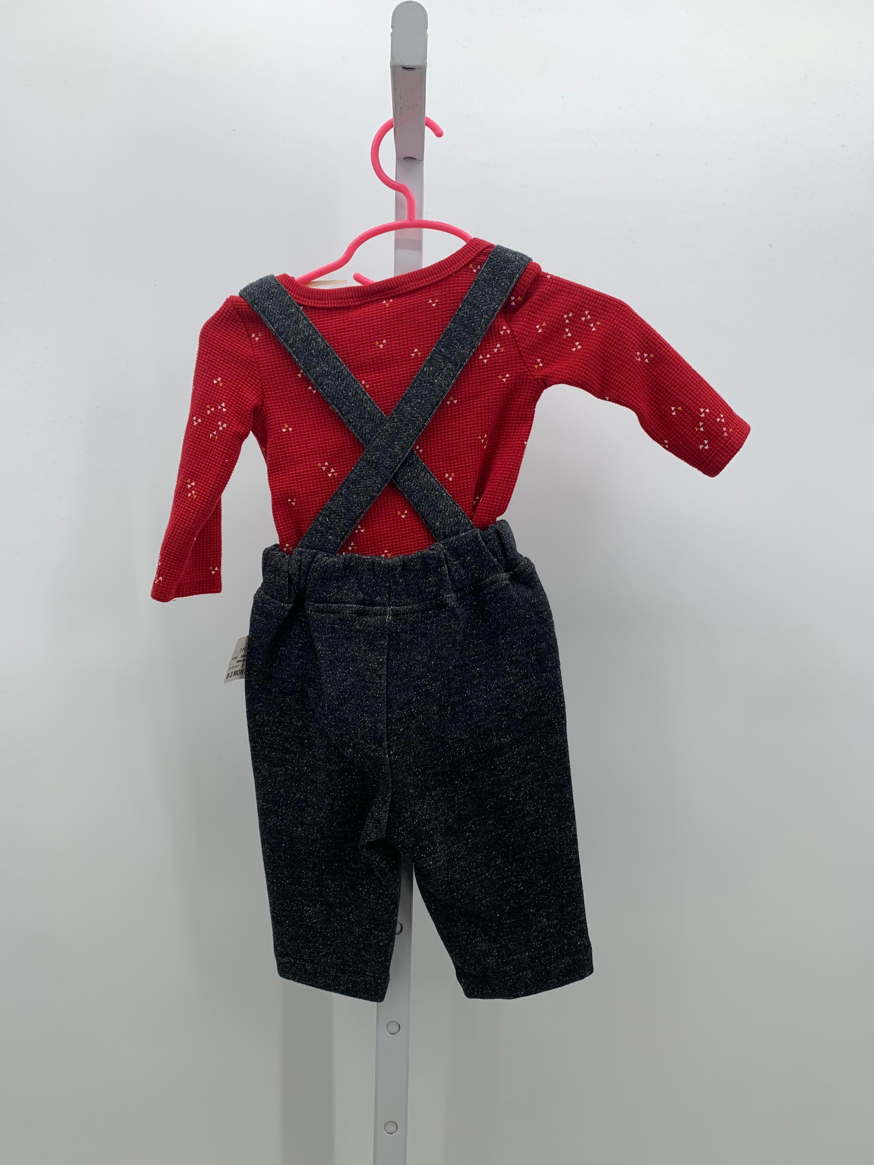 NEW TRIANGLES WAFFLE KNIT SHIRT KNIT PANTS WITH SUSPENDERS