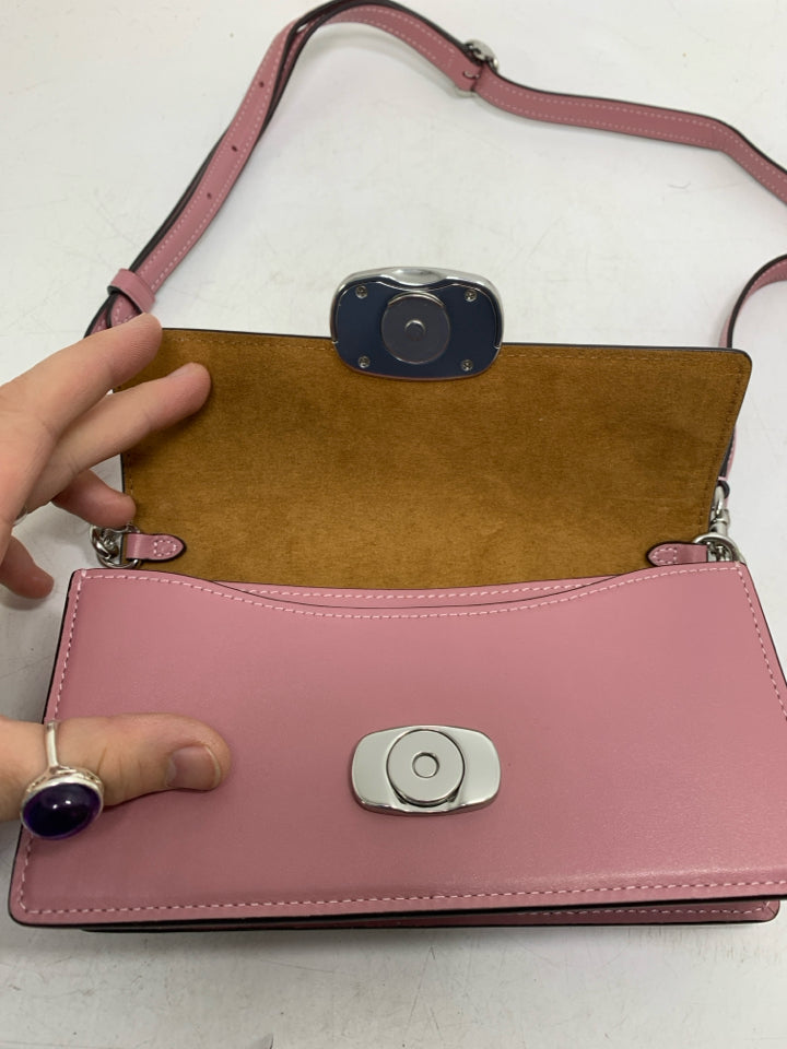 Coach CR526 True Pink Eliza Small Flap Crossbody