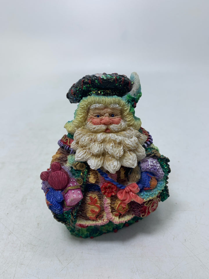 VTG CRINKLE CLAUS "PARIS CRINKLE" RESIN SANTA.