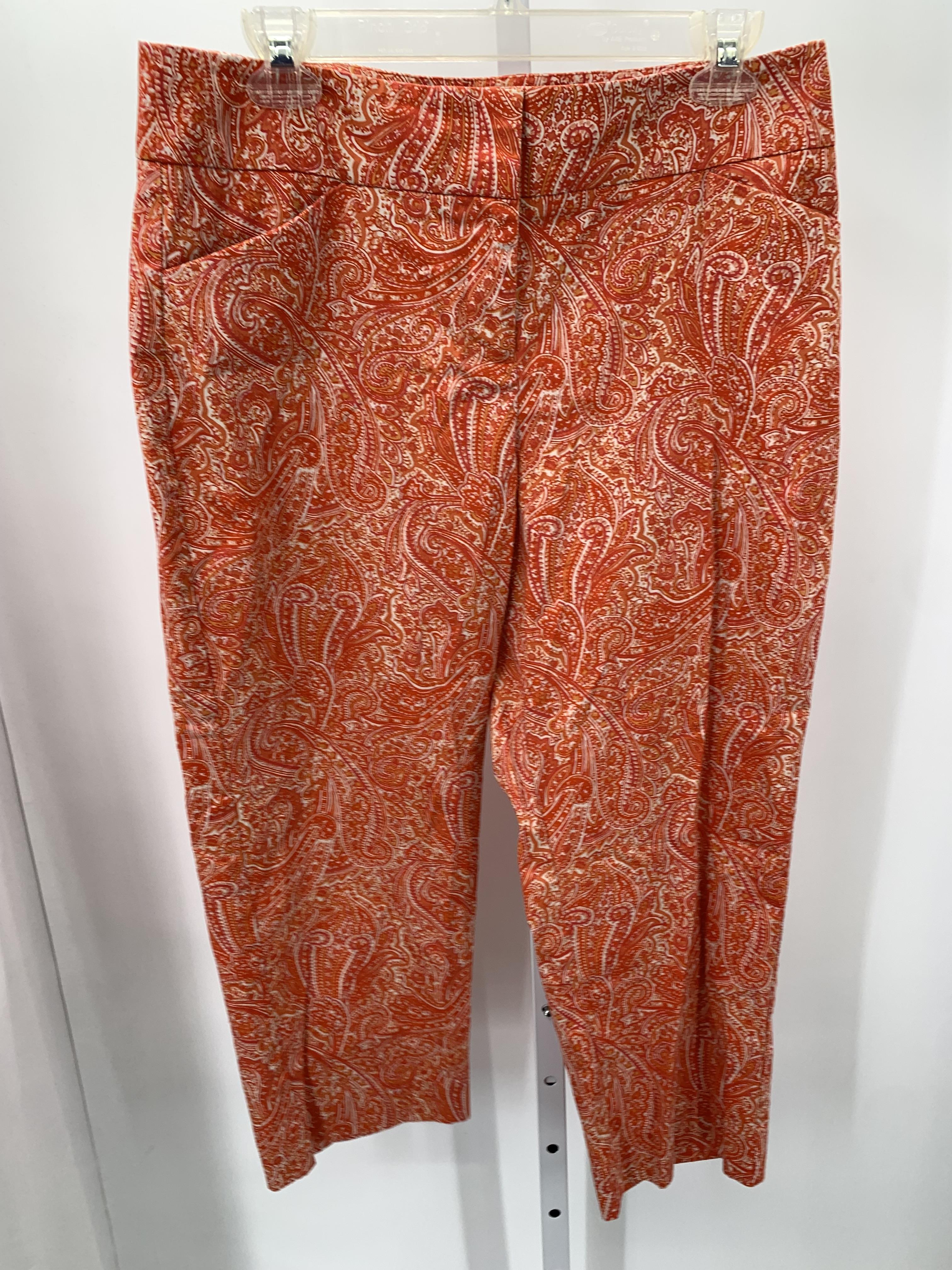 Talbots Size 10 Misses Cropped Pants
