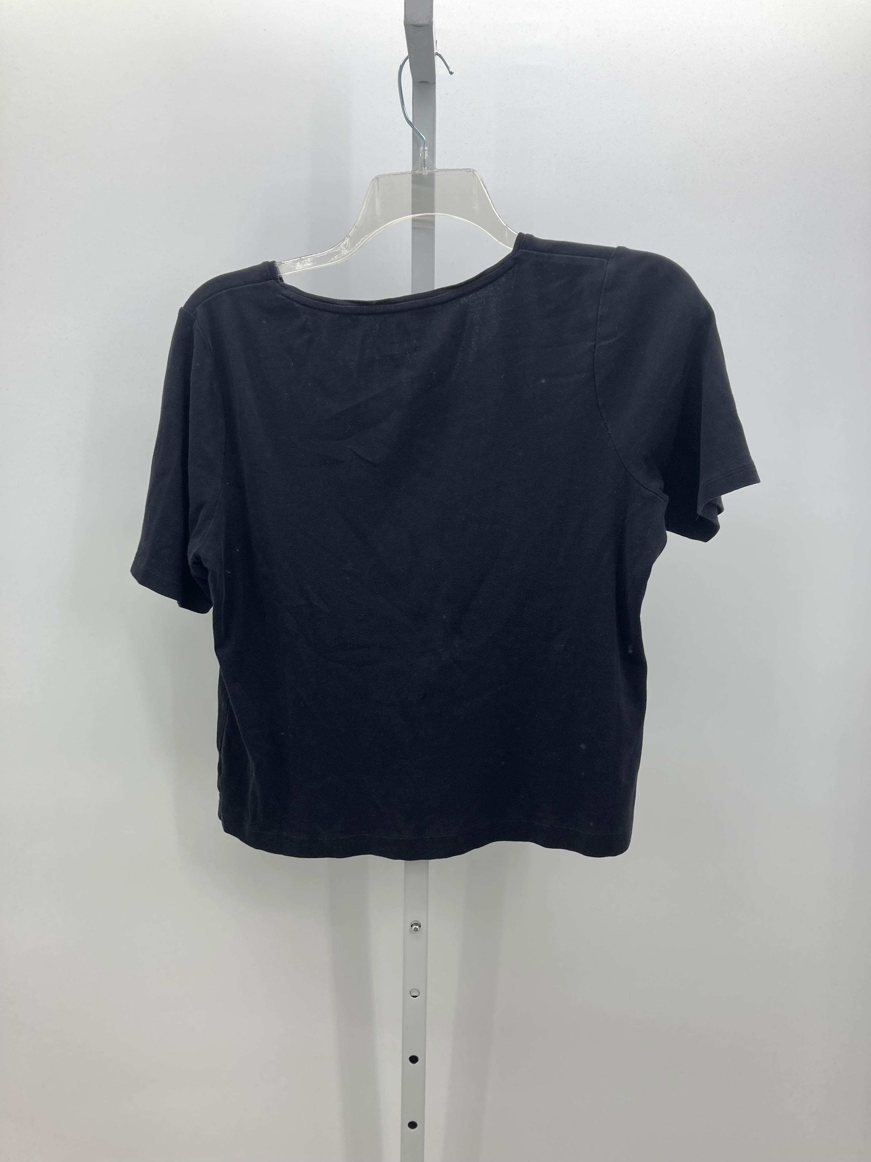Talbots Size Large Petite Petite Short Sleeve Shirt