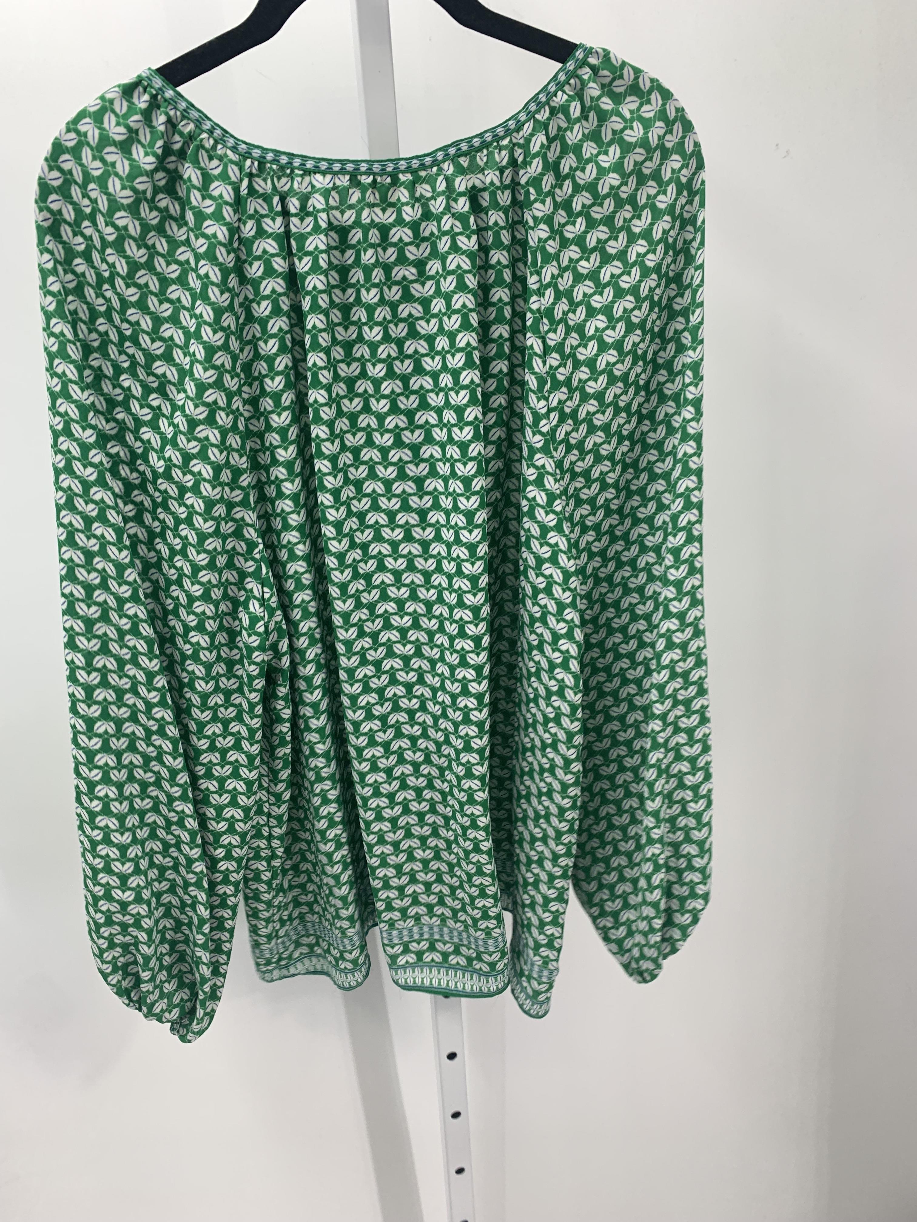 Max Studio Size 1X Womens Long Sleeve Shirt