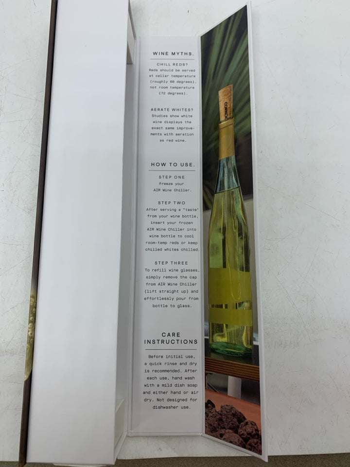 NIB WINE BOTTLE CHILLER.