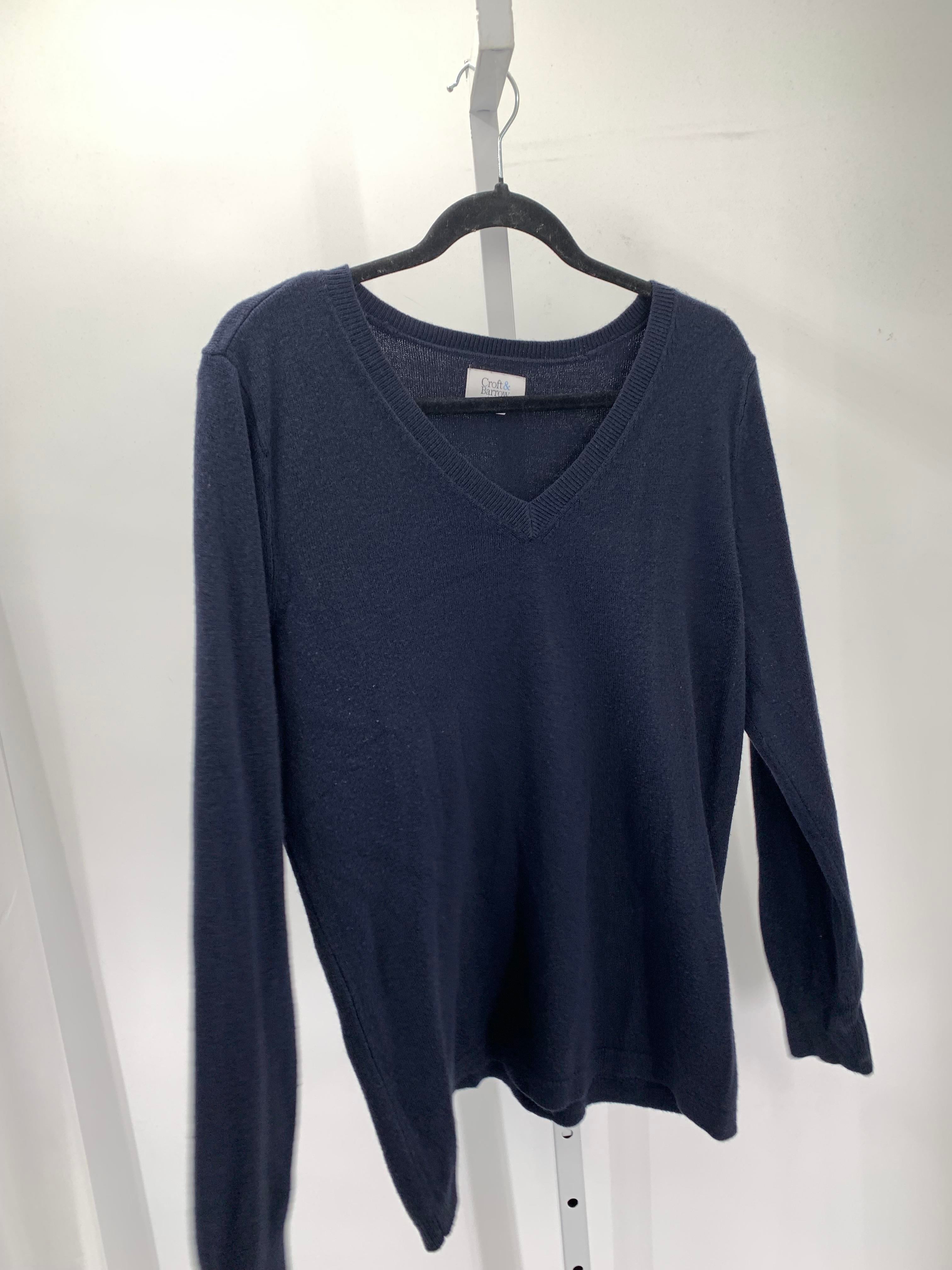 Croft & Barrow Size Large Misses Long Slv Sweater