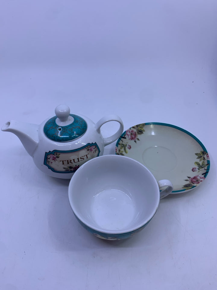 3PC TRUST IN THE LORD- TEA FOR ONE.