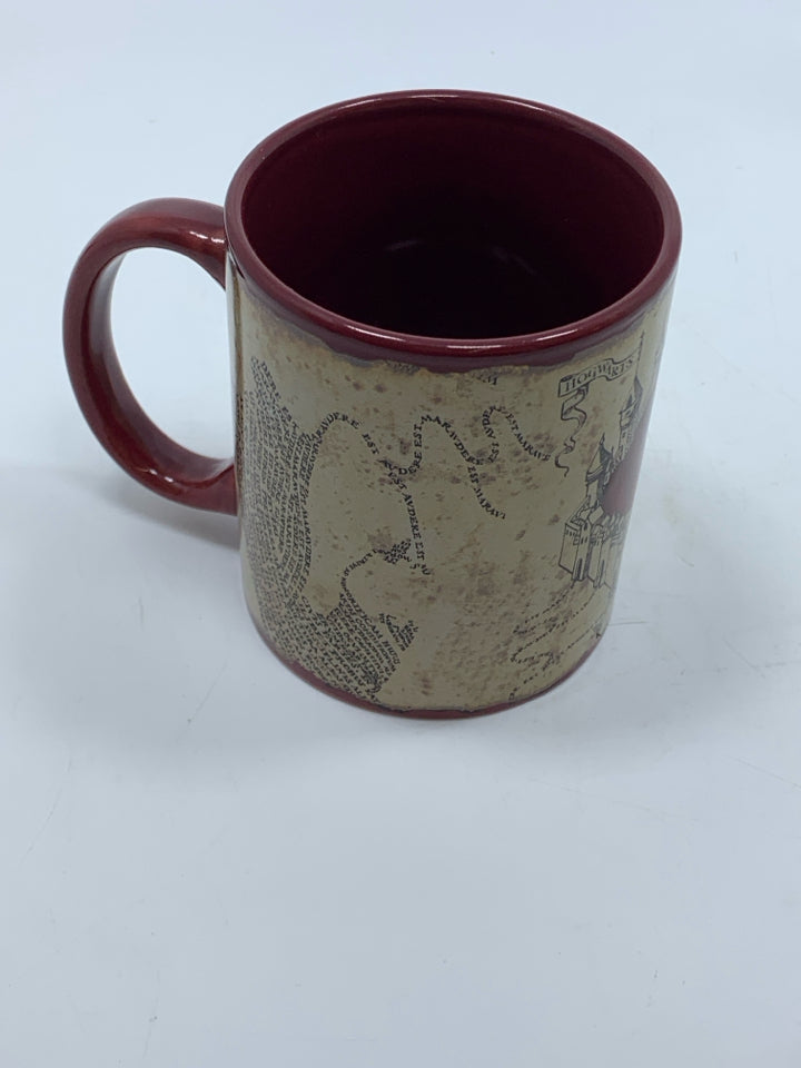 HARRY POTTER MARAUDERS MAP MUG.