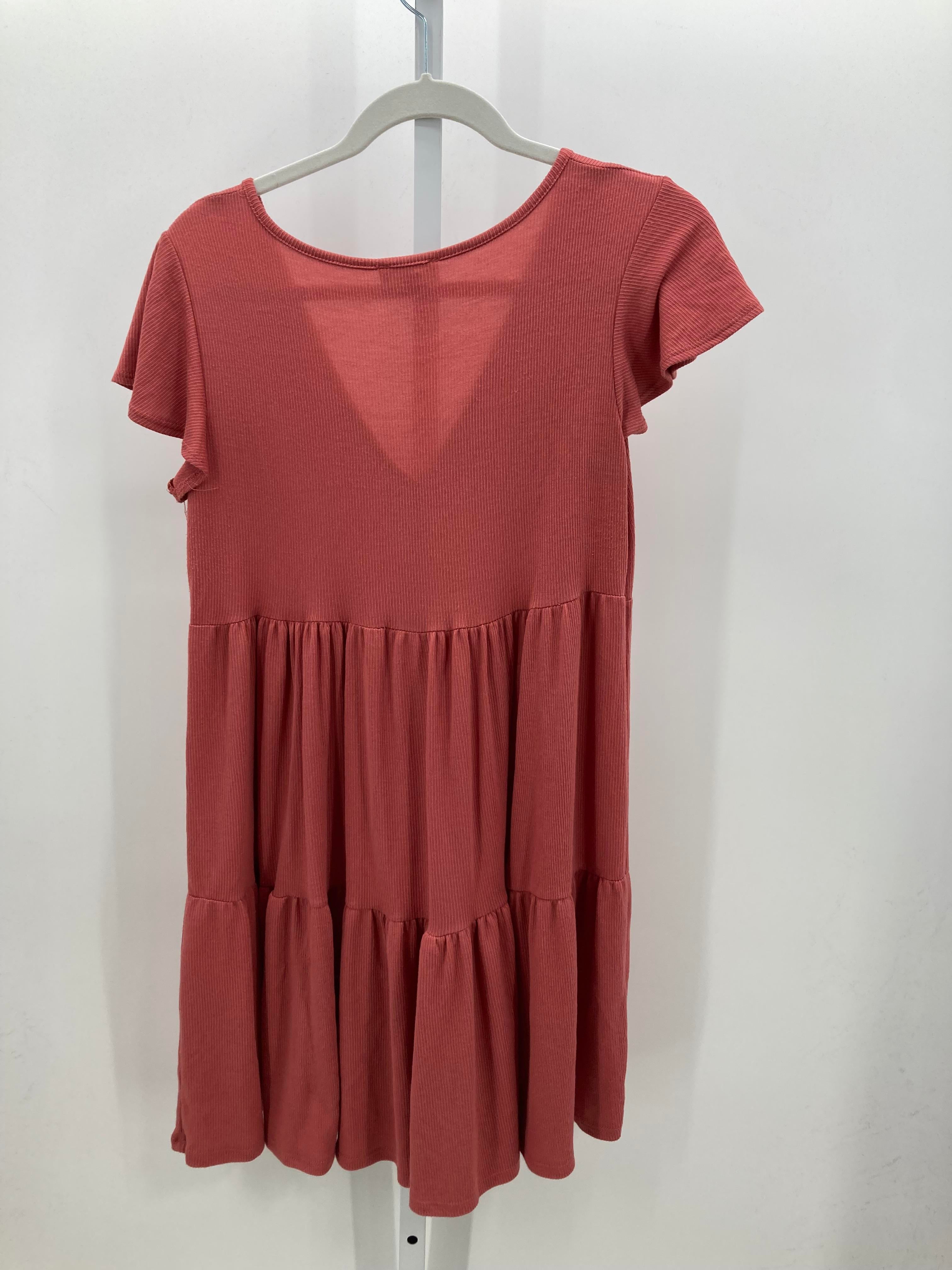 See You Monday Size Large Juniors Short Sleeve Dress