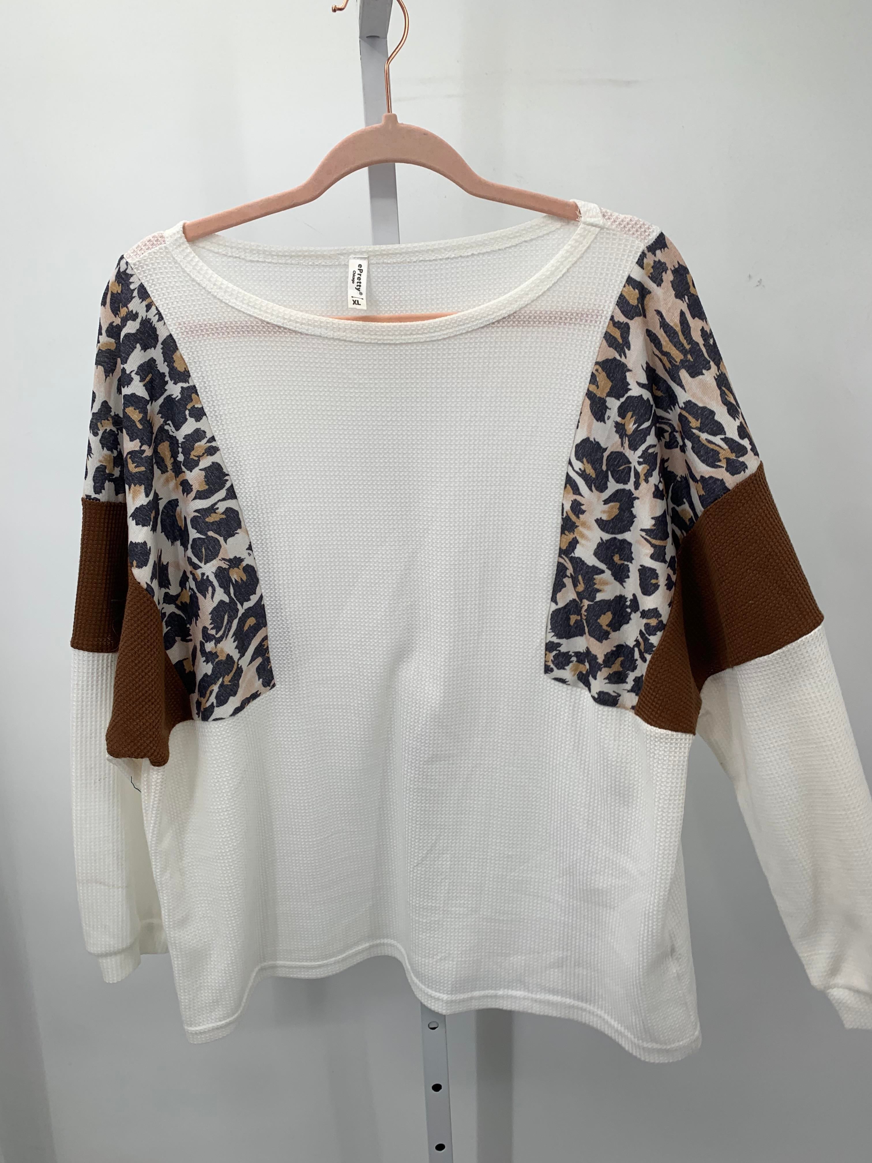 Size Extra Large Misses Long Sleeve Shirt
