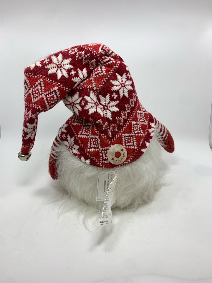 LIGHT UP GNOME W/RED HAT.