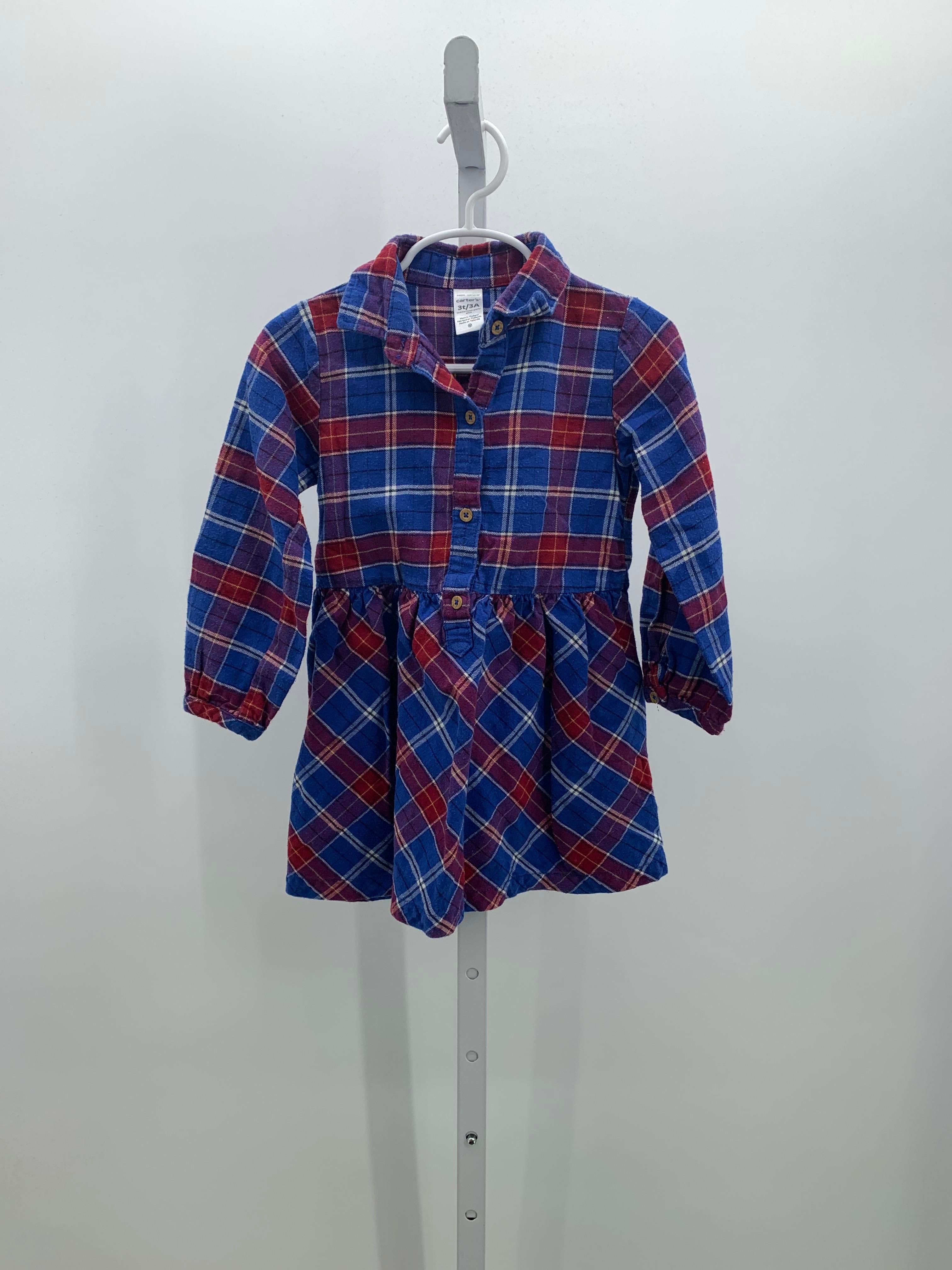Carters Size 3T Boys Long Sleeve Dress
