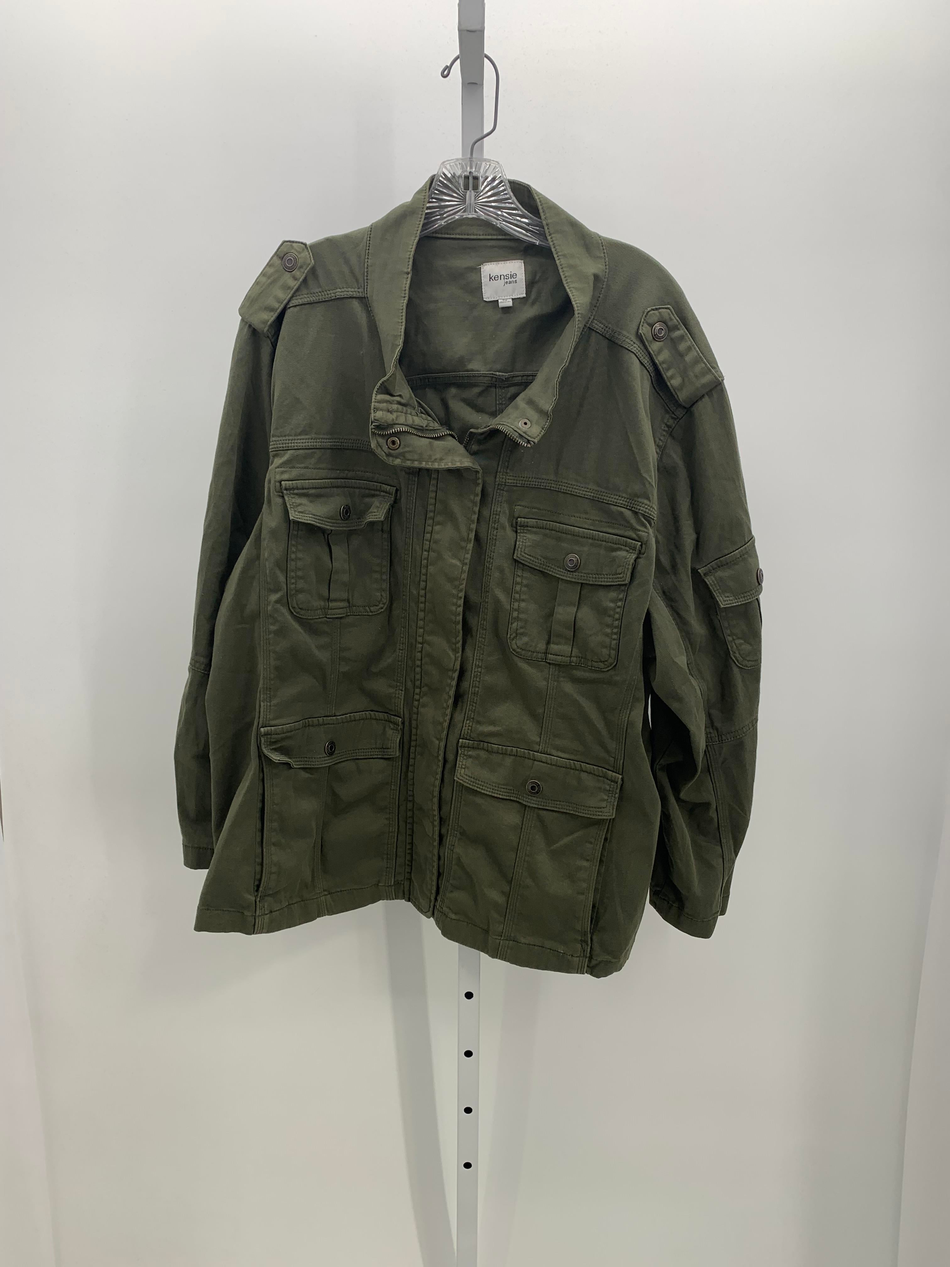 Kensie Size 3X Womens Lightweight Jacket